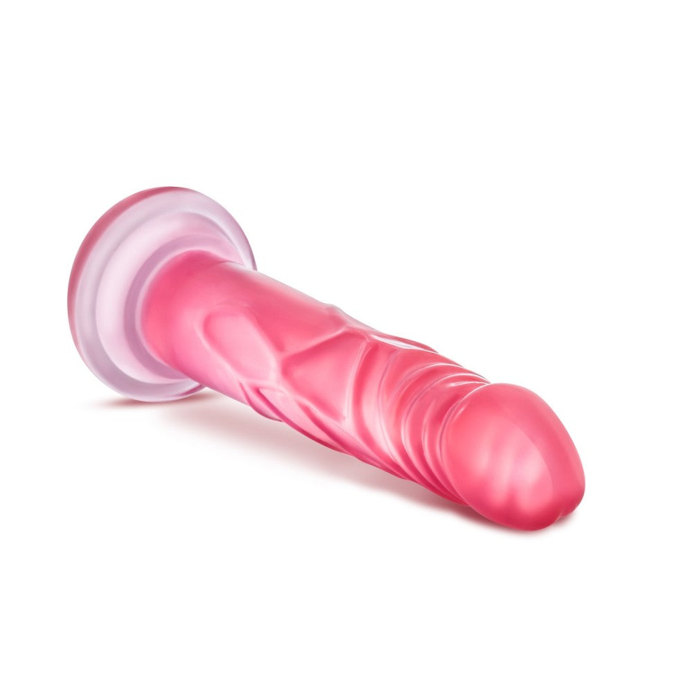 B Yours By Blush® | Sweet N' Hard 5 Realistic Pink 7.5-Inch Long Dildo With Suction Cup Base、mySite、bottomscart