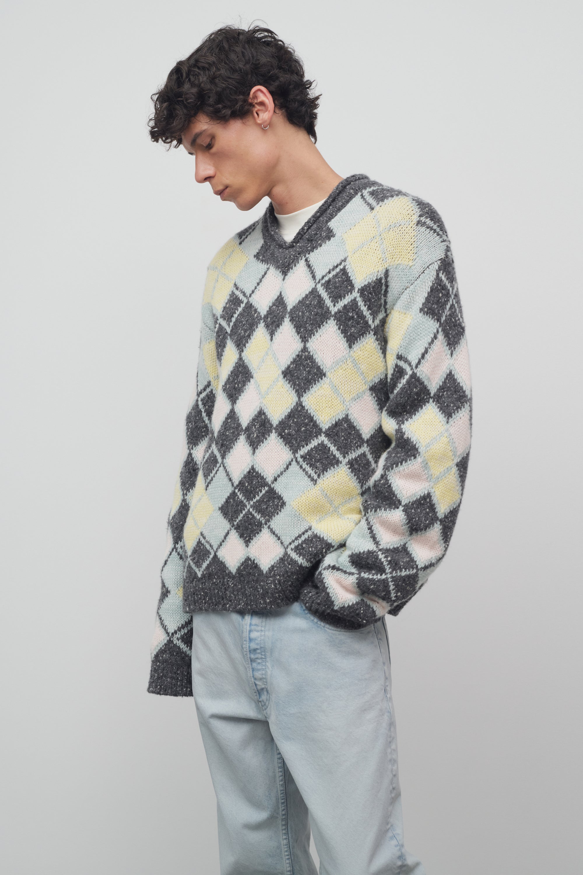 Edoardo Sweater in Cashmere and Polyamide、mySite、aoinhome