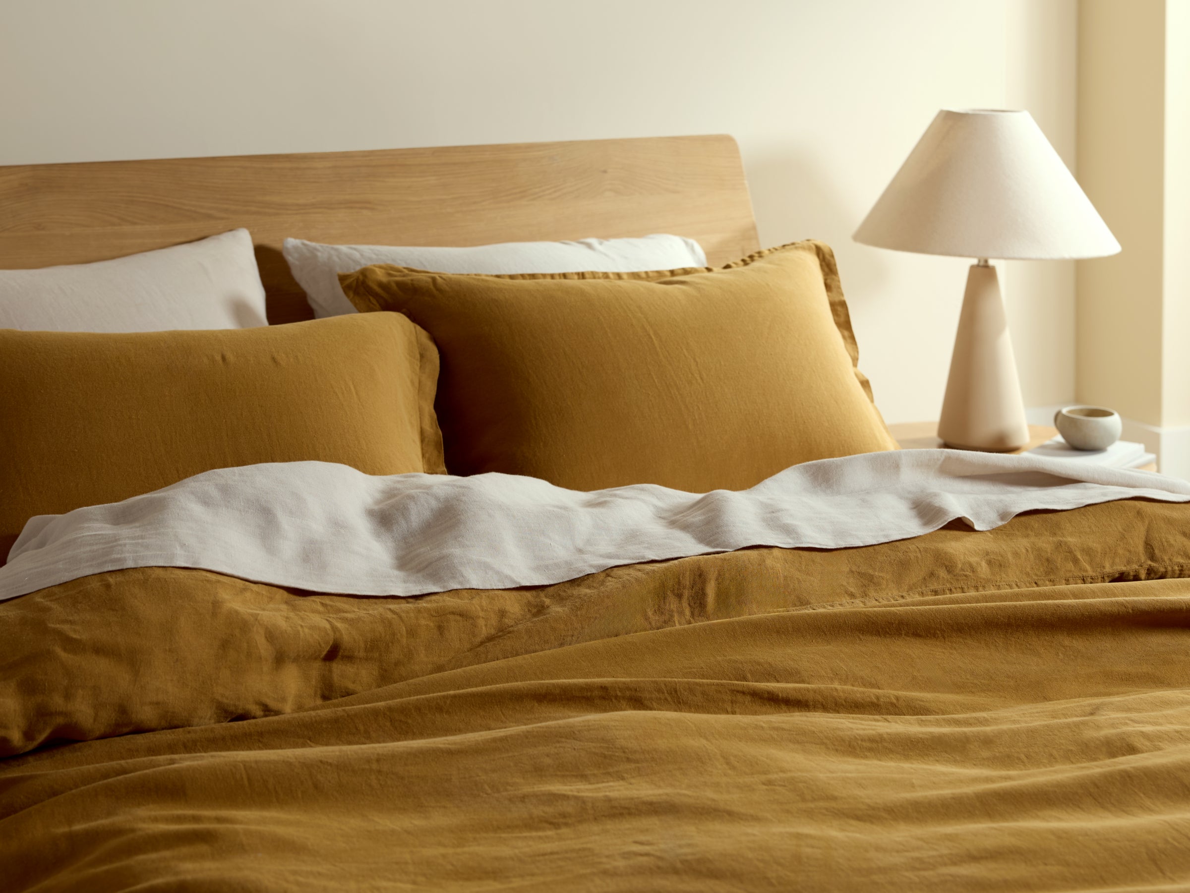  Linen Sham Set (Honey)、mySite、sugarbowlscore