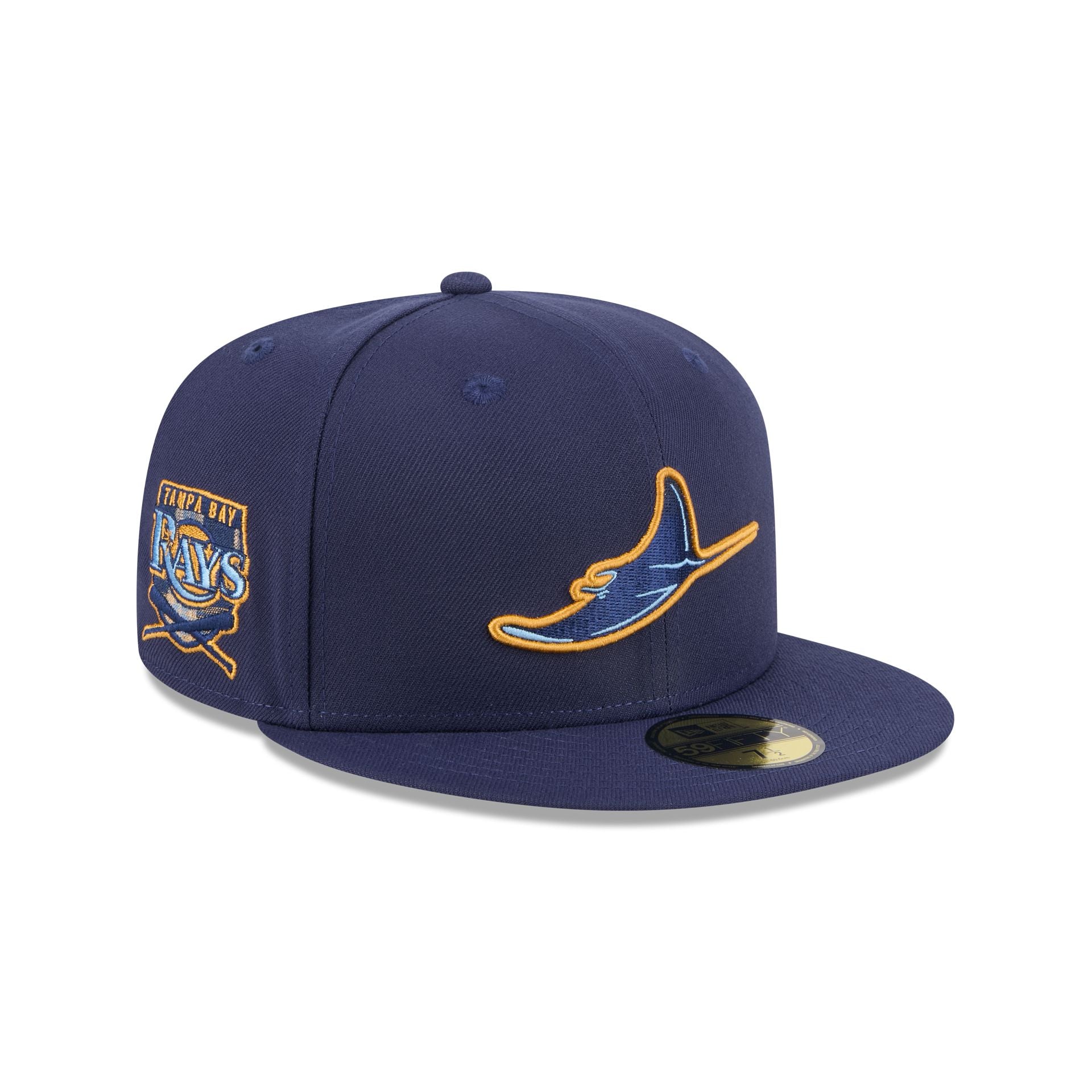 Tampa Bay Rays Blue Tartan 59FIFTY Fitted Hat、mySite、vikingsvslions