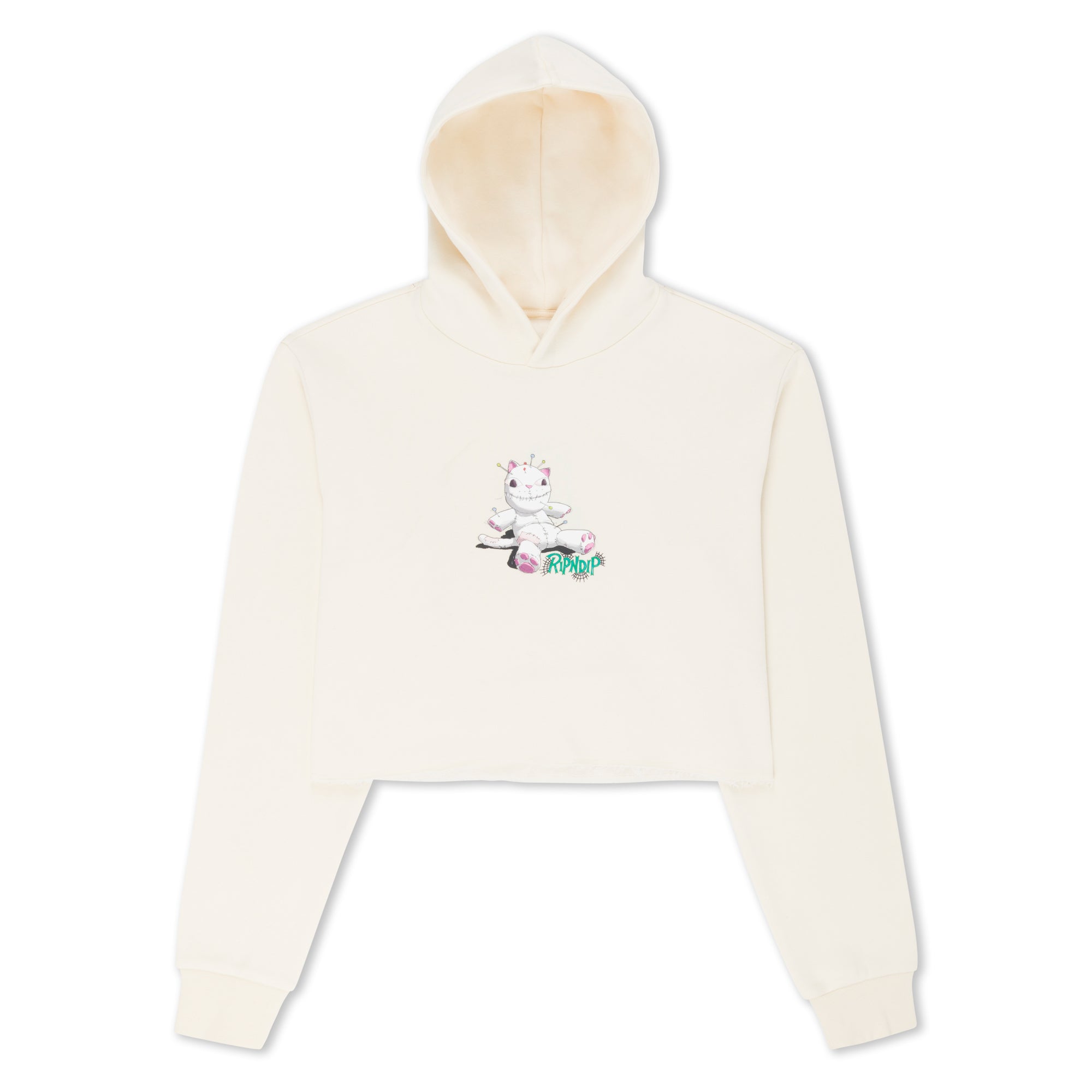  Travis Cropped Hoodie (Natural)、mySite、merchandisen
