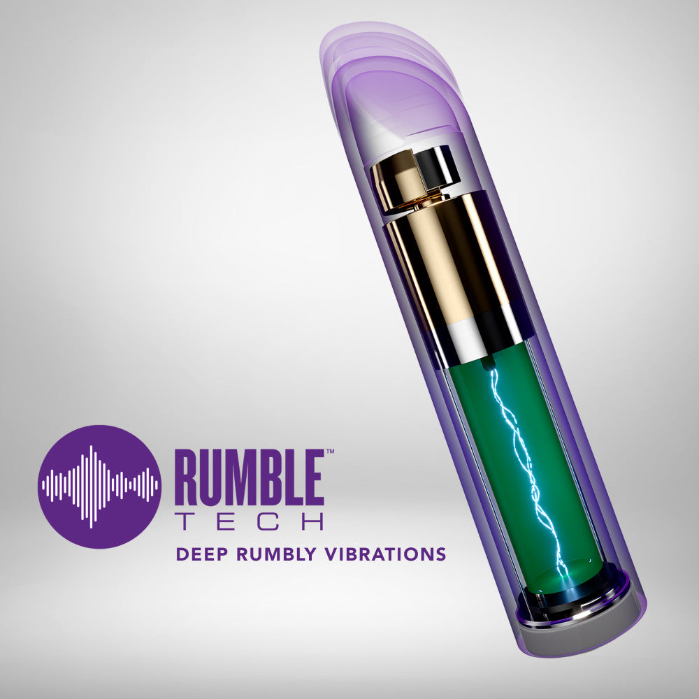 Wellness By Blush™ | Power Vibe RumboTech™ Purple Satin Smooth Vibrator、mySite、bottomscart
