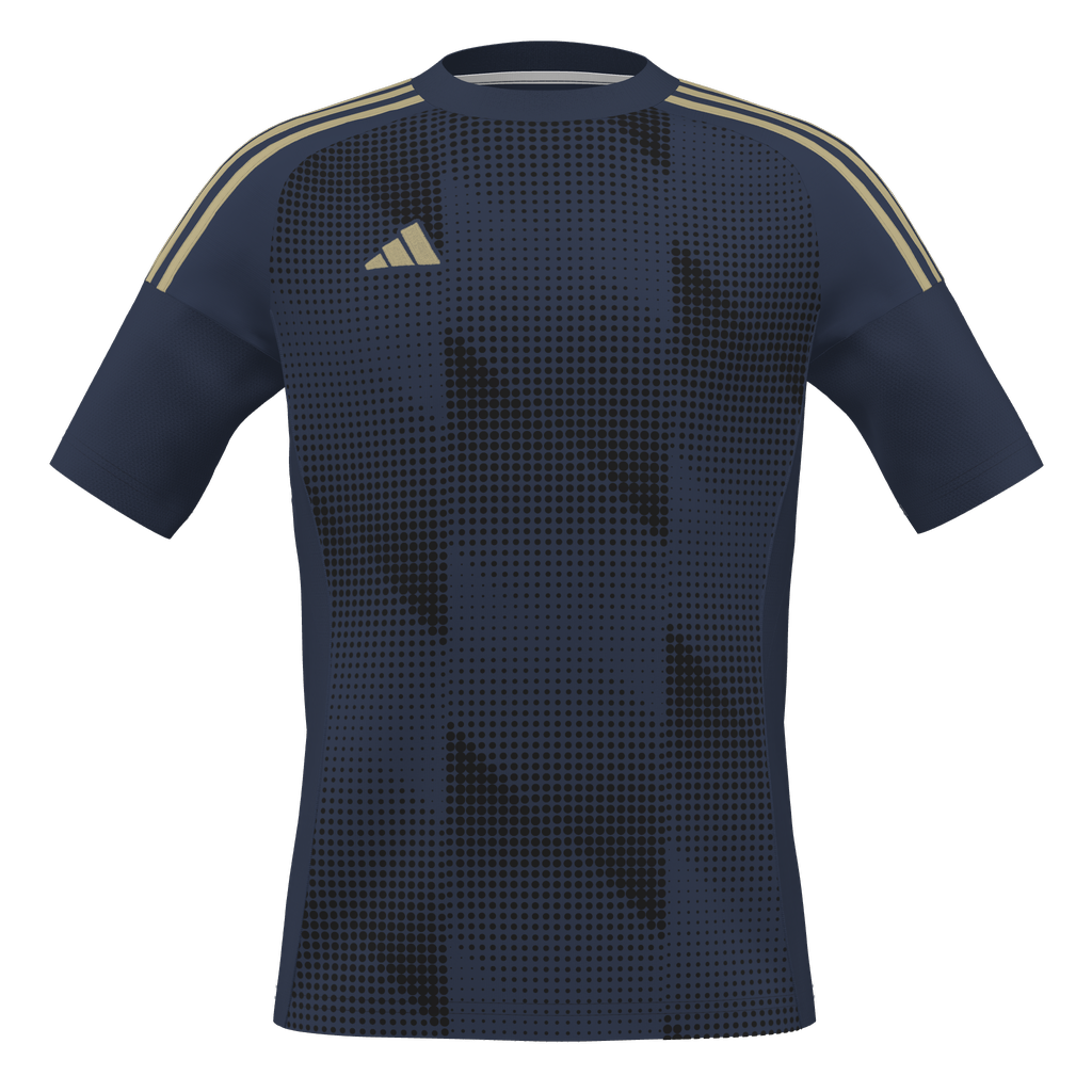 adidas YOUTH EAFC Custom Tiro 25 Competition Match Jersey - Navy、mySite、noshort