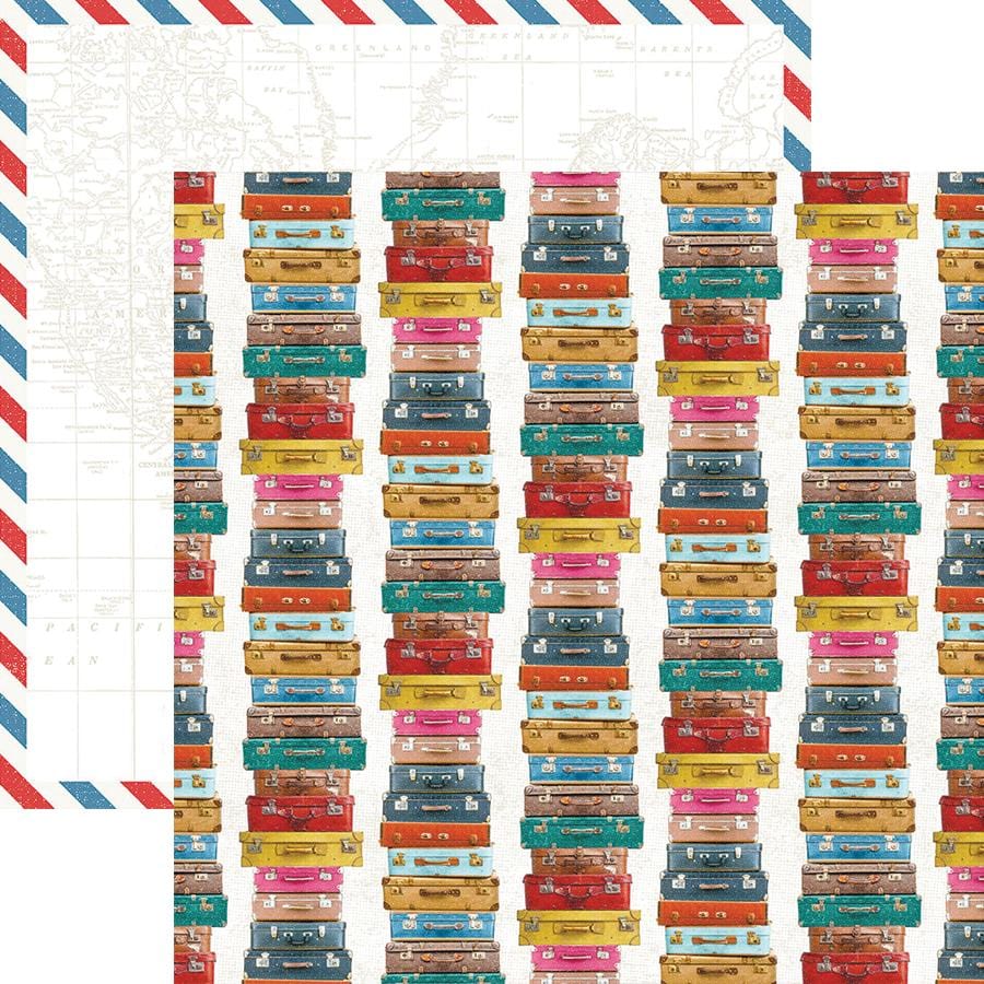  Scrapbook Paper - Suitcases、mySite、ghnorth