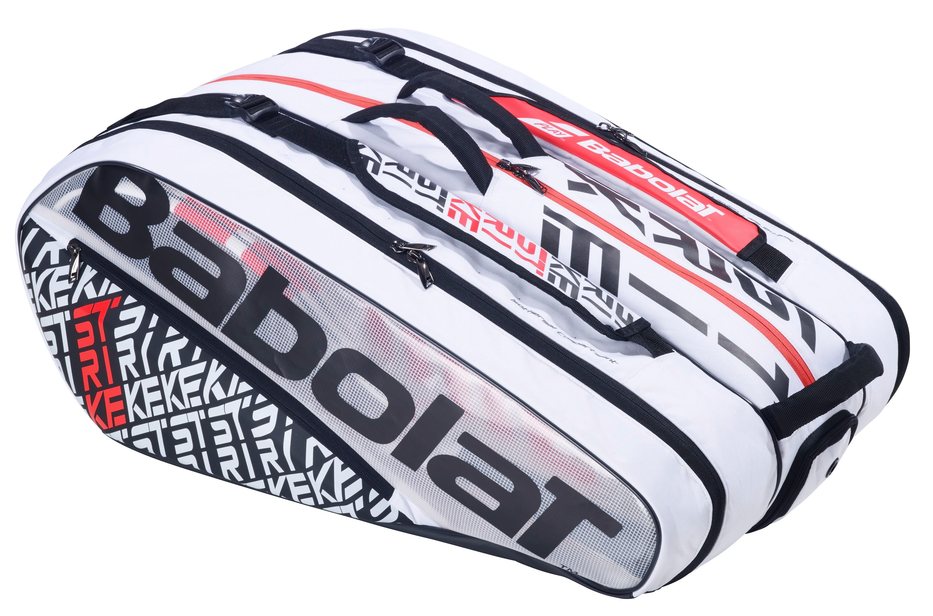 Babolat Pure Strike 12 Pack Racquet Bag (White)