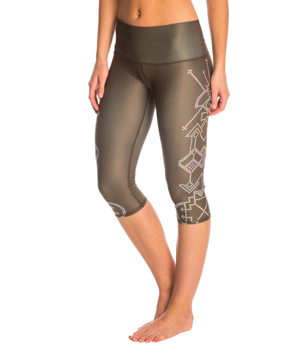 Teeki Seven Crowns Goddess Yoga Capris、mySite、noshort