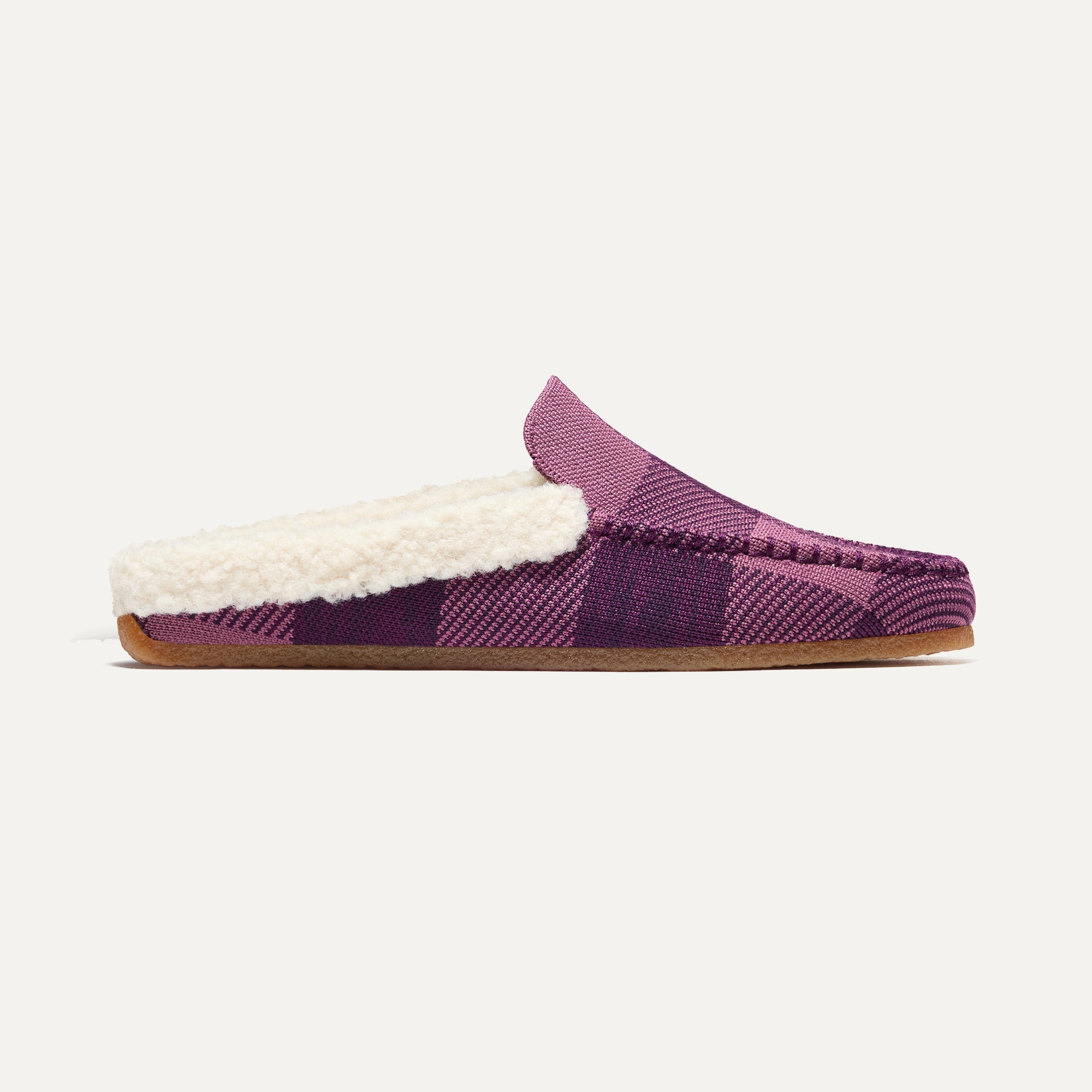  The Scuff Slipper - Mauve Buffalo Check、mySite、preschool7hills