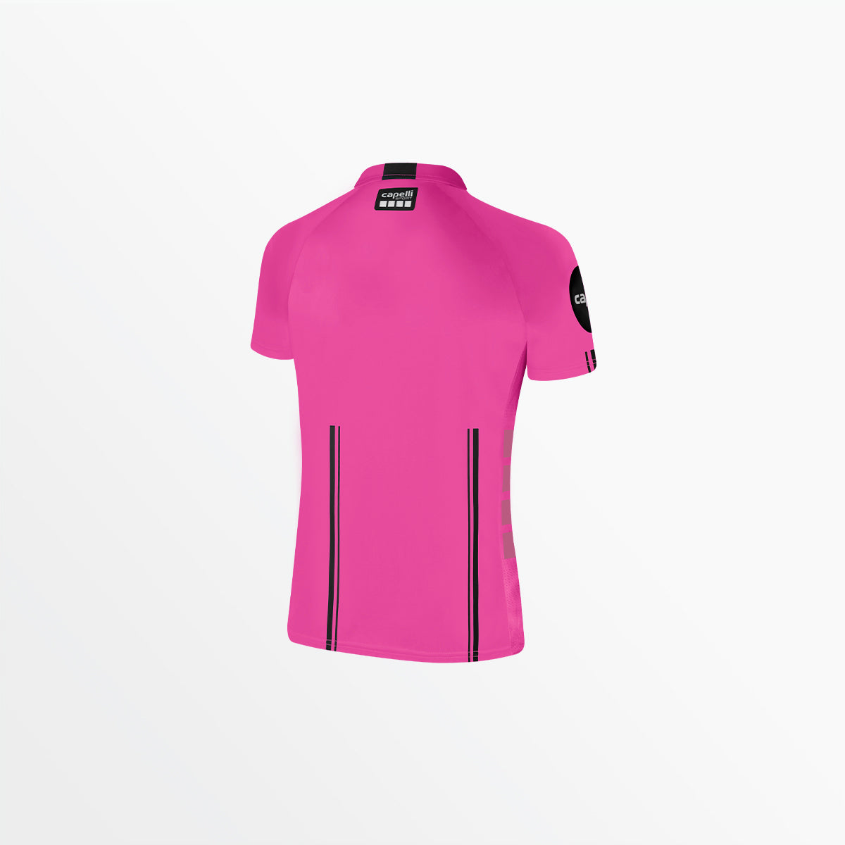 WOMEN'S OFFICIAL REFEREE 1/4 ZIP SHORT SLEEVE JERSEY、mySite、neckold