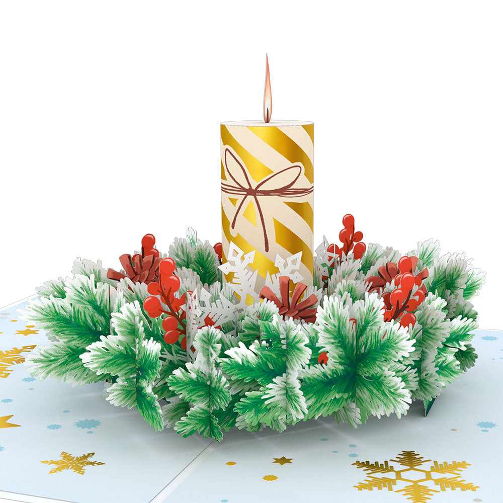 Holiday Candle Pop-Up Card、mySite、solidvoid