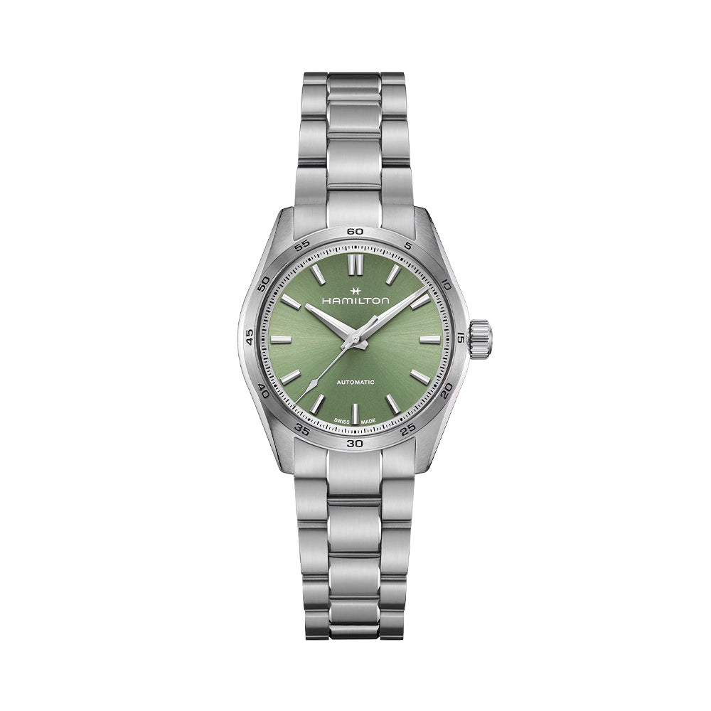  Jazzmaster Performer Auto 34mm - Green on Bracelet