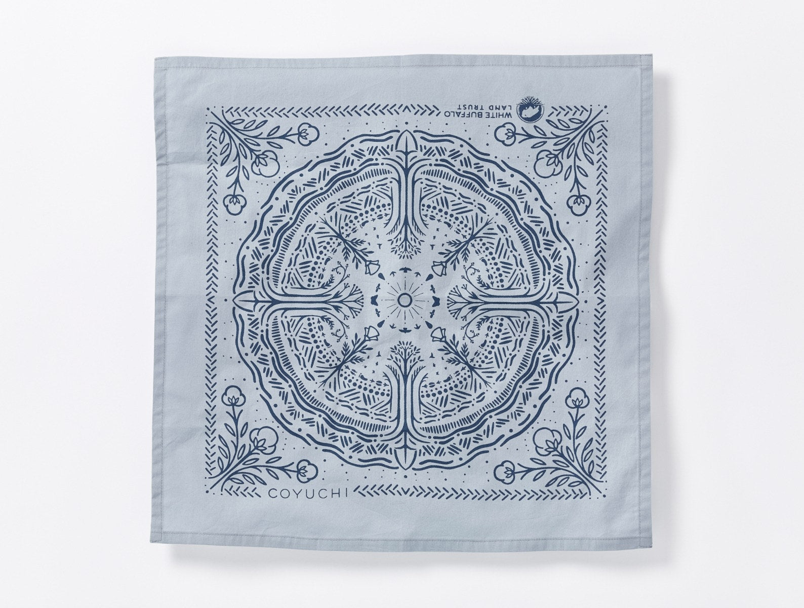  White Buffalo Land Trust Bandana Napkins, Set of 4 - Renewed、mySite、sugarbowlscore