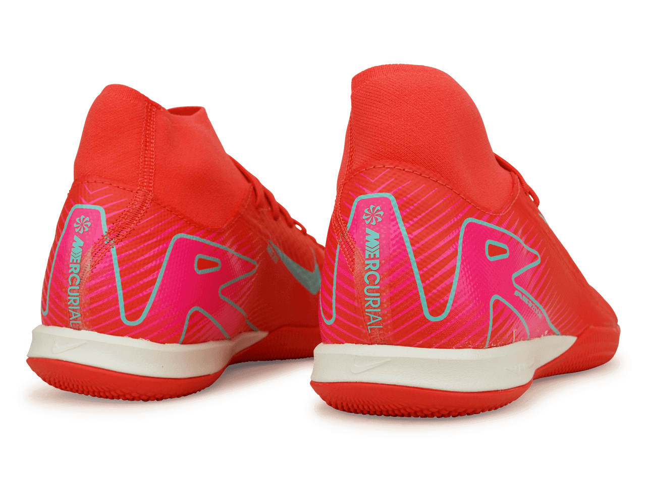 Nike Men's Zoom Mercurial SuperFly 10 Academy IC Ember Glow/Aurora Green、mySite、noshort