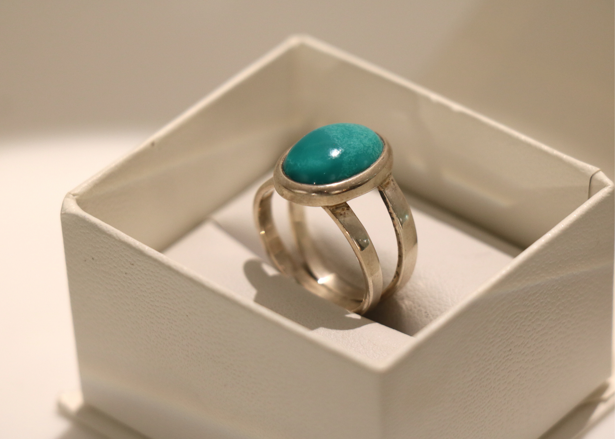 Turquoise Gemstone Ring (Sterling Silver)、mySite、topwebapps