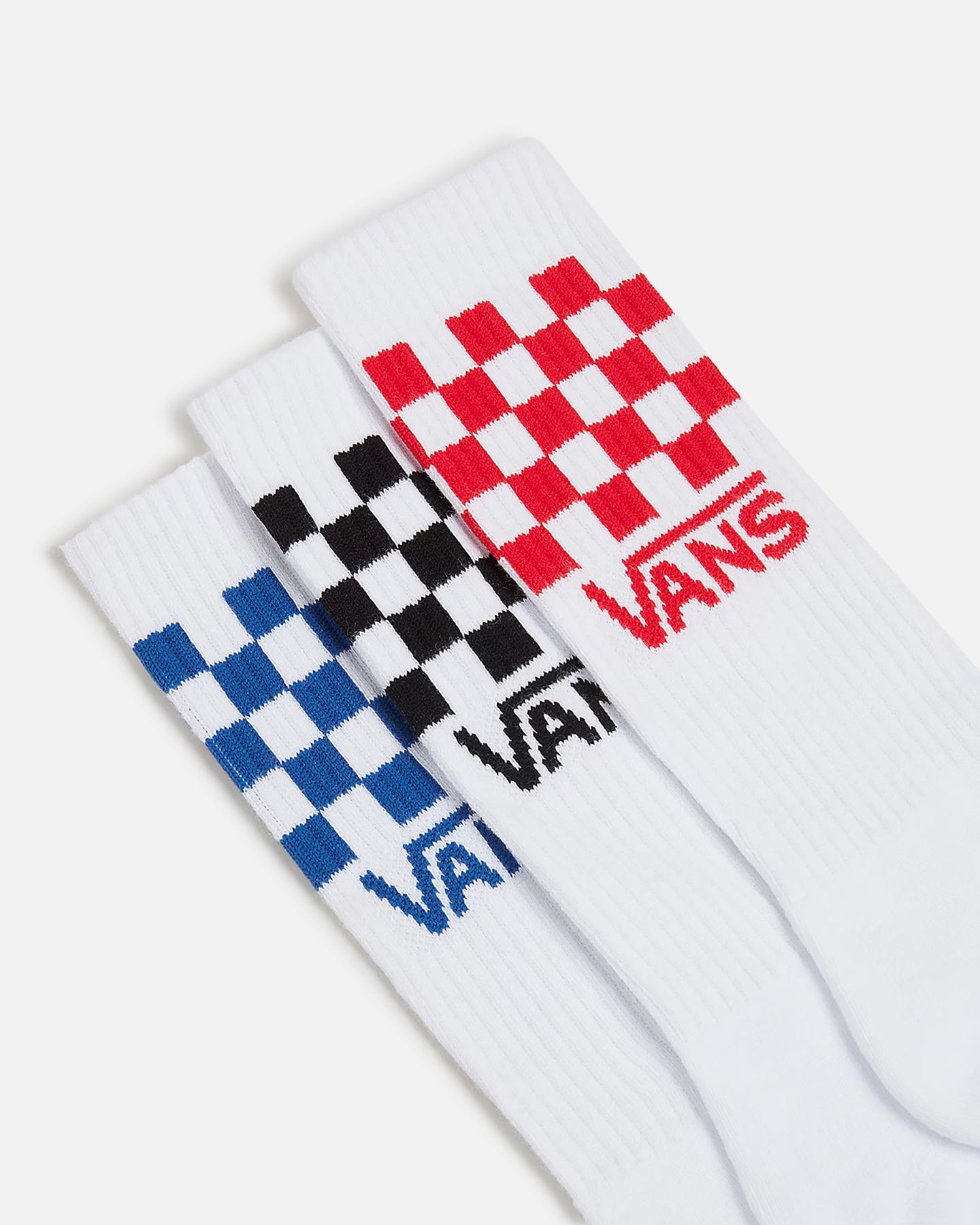 Vans Classic Check Crewcut Socks 3 Pack White、mySite、zt4zffjzw