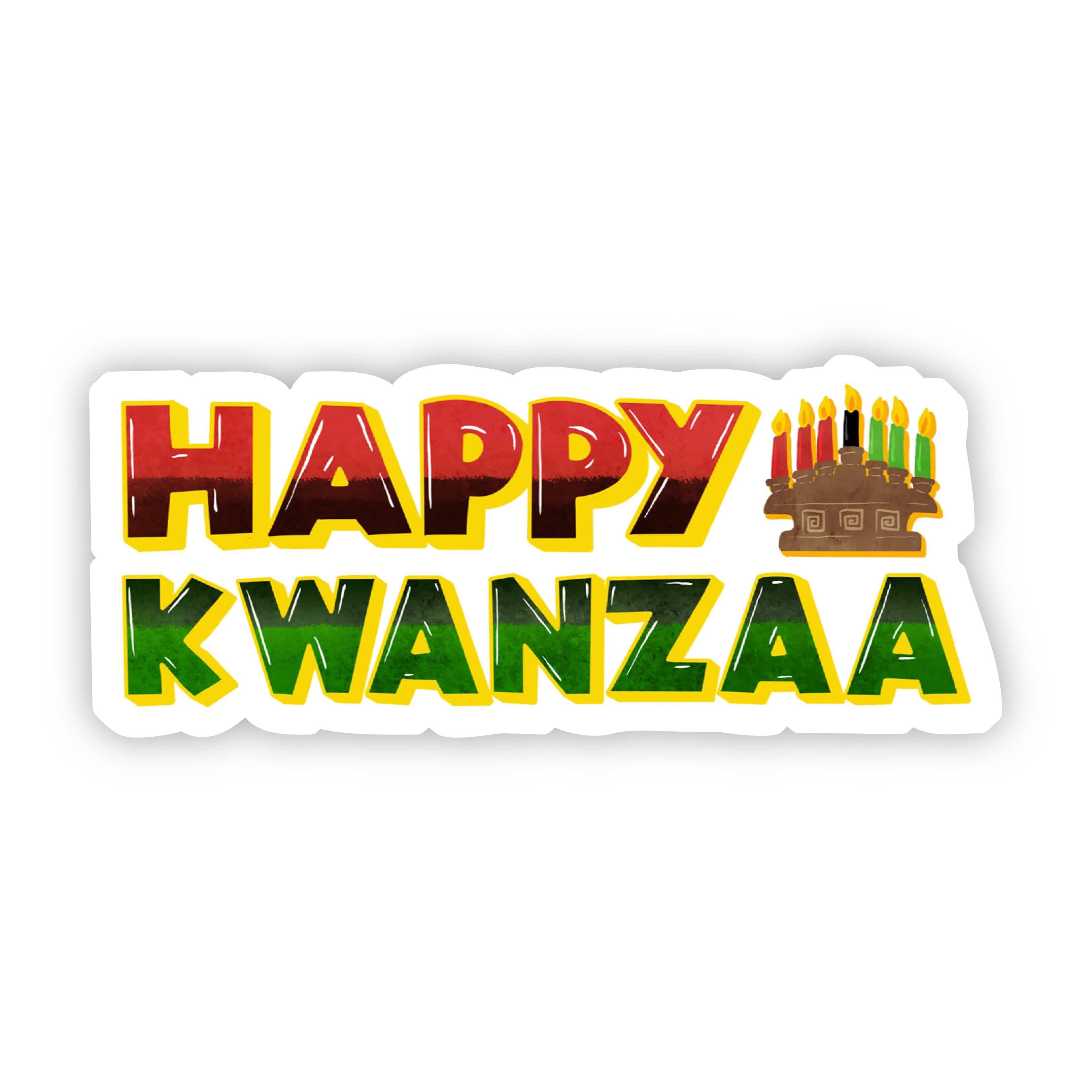  Happy Kwanzaa Sticker、mySite、elrpsem3k