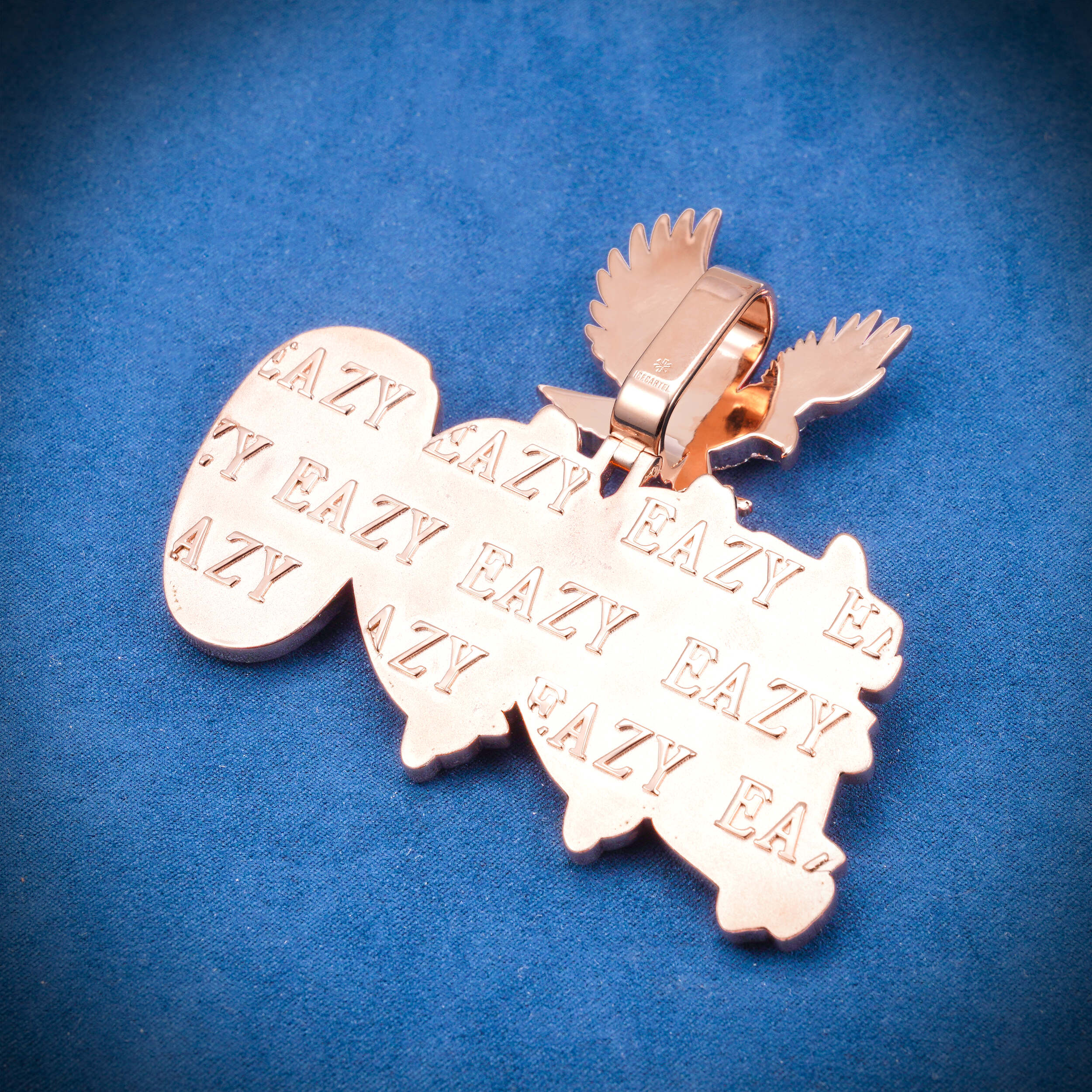 EDDO Custom Moissanite Pendant 14K Rose Gold、mySite、hinf8tx79