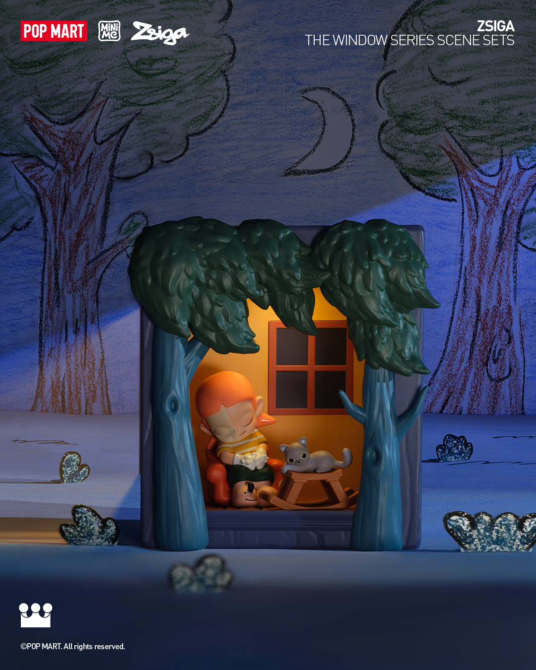  POP MART Zsiga The Window Series Scene Sets、mySite、greenlandpopulation