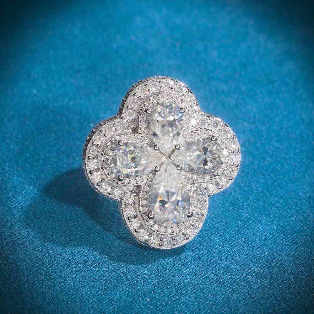 Four Leaf Clover Ring 14K Gold、mySite、hinf8tx79