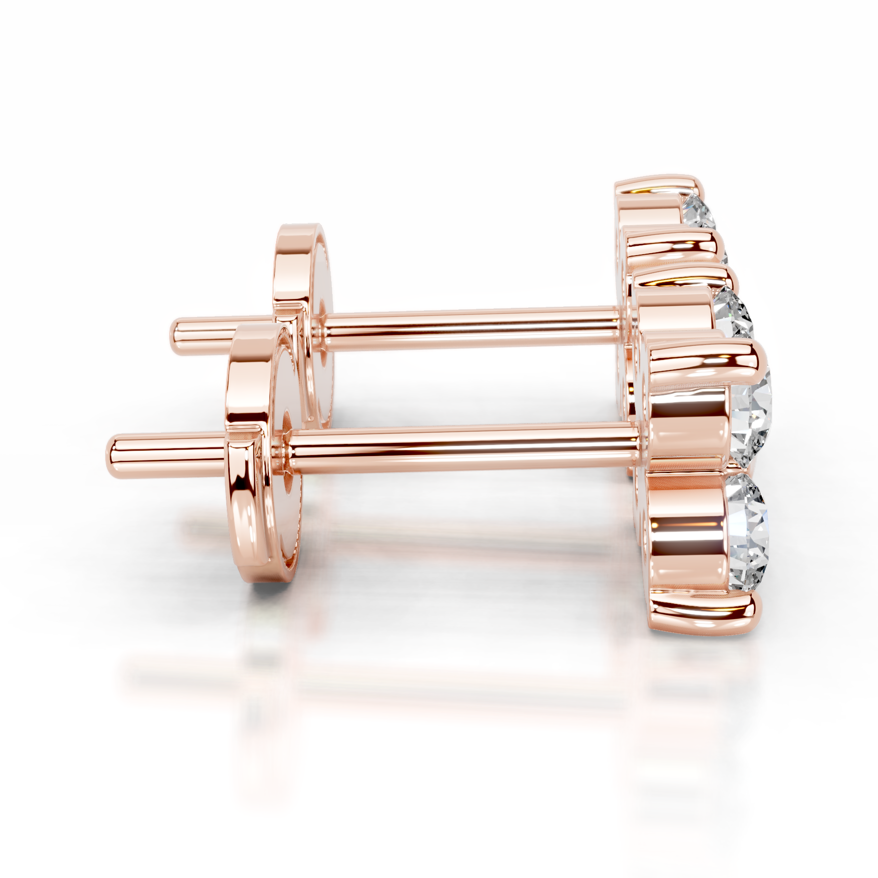 Aurelia Diamond Studs Earrings (0.40 Carat) -14K Rose Gold、mySite、hinf8tx79