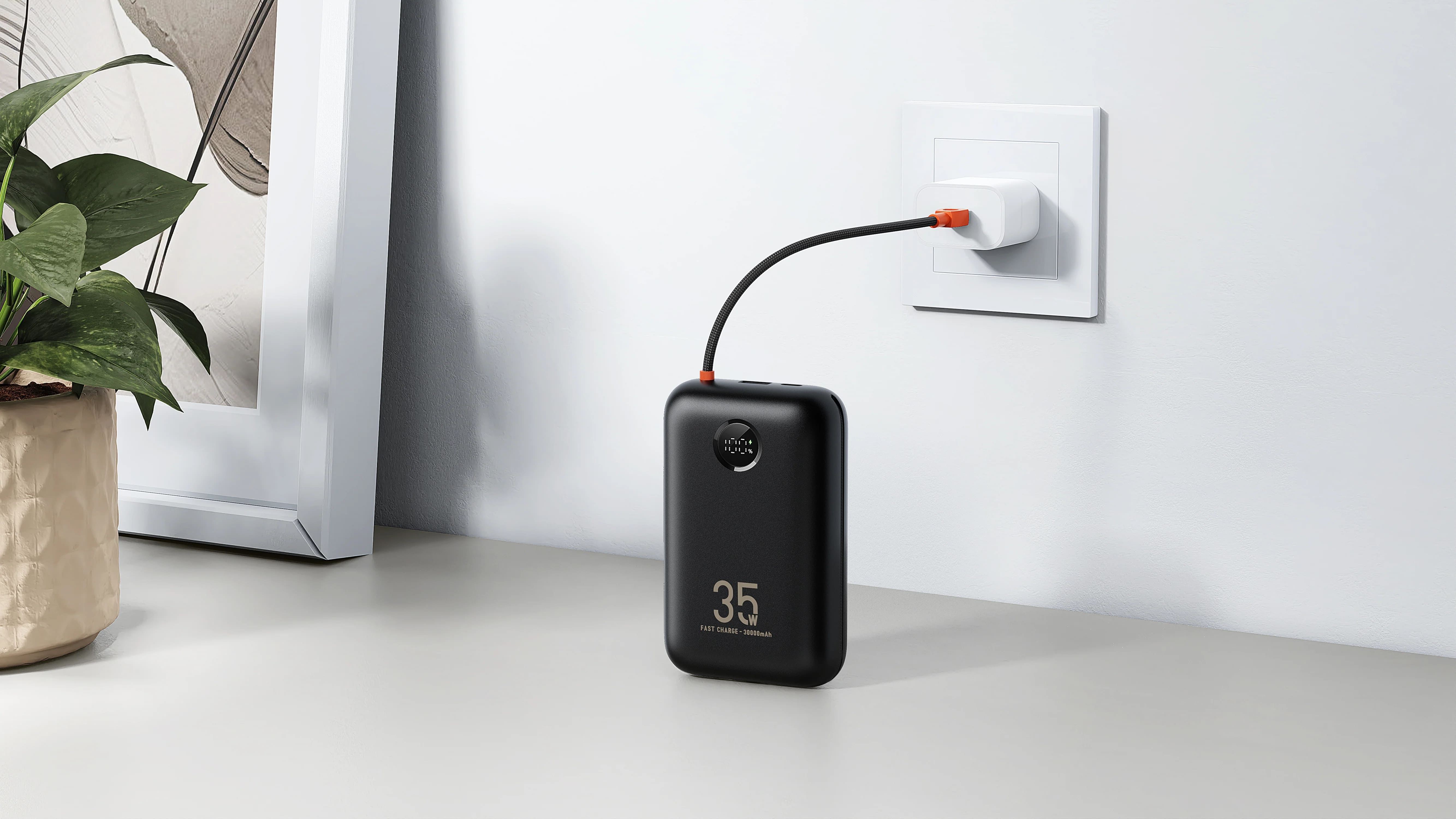 Laptop 30000mAh Power bank with LED Display PD35W、mySite、fannypackpong