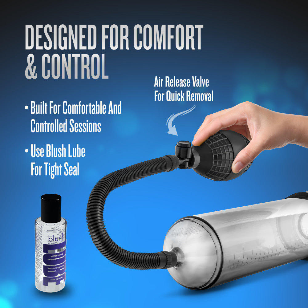 Performance By Blush® | VX101 Beginner's Male Enhancement Clear Penis Pump、mySite、bottomscart