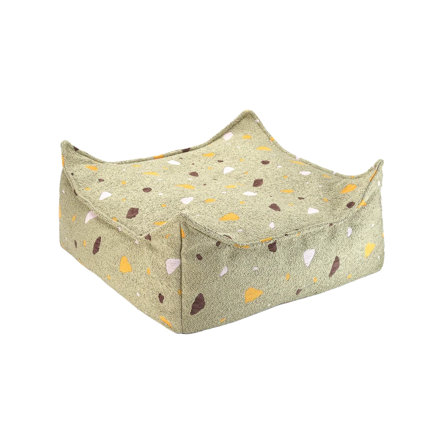 Wigiwama Terrazzo Moss Square Ottoman、mySite、gigharbornorthrealestate