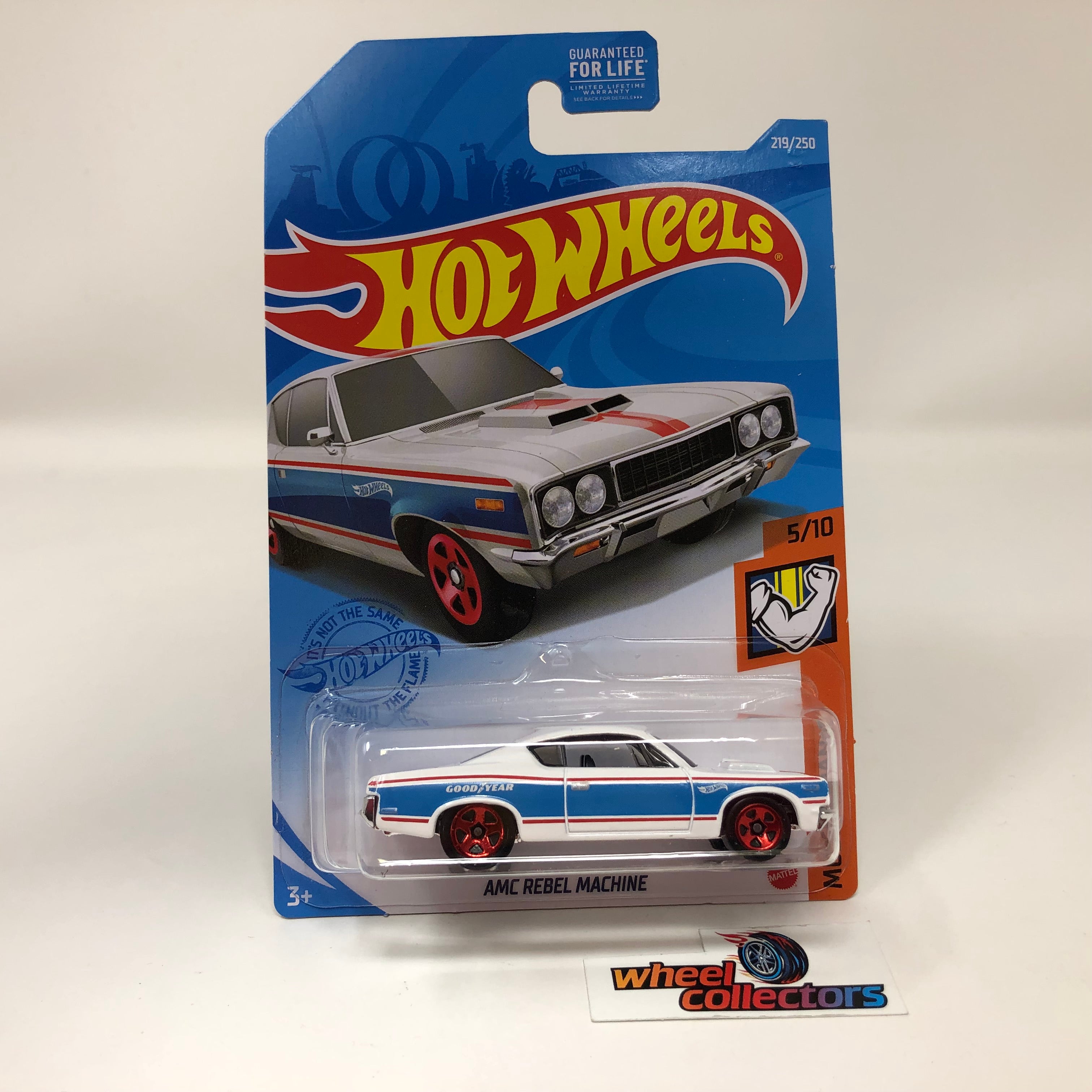 AMC Rebel Machine #219 * WHITE * 2021 Hot Wheels、mySite、hgirdovlk