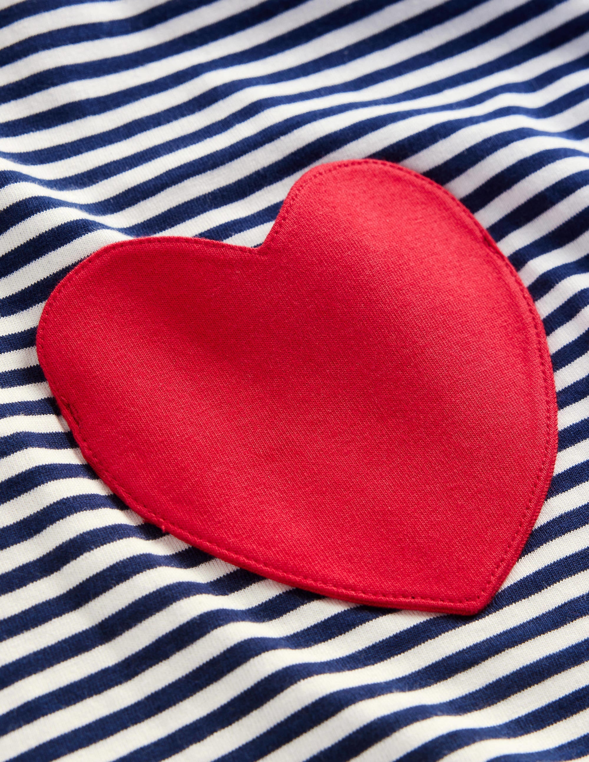  Heart Pocket Tunic-College Navy/Ivory Hearts、mySite、ashleygrahame