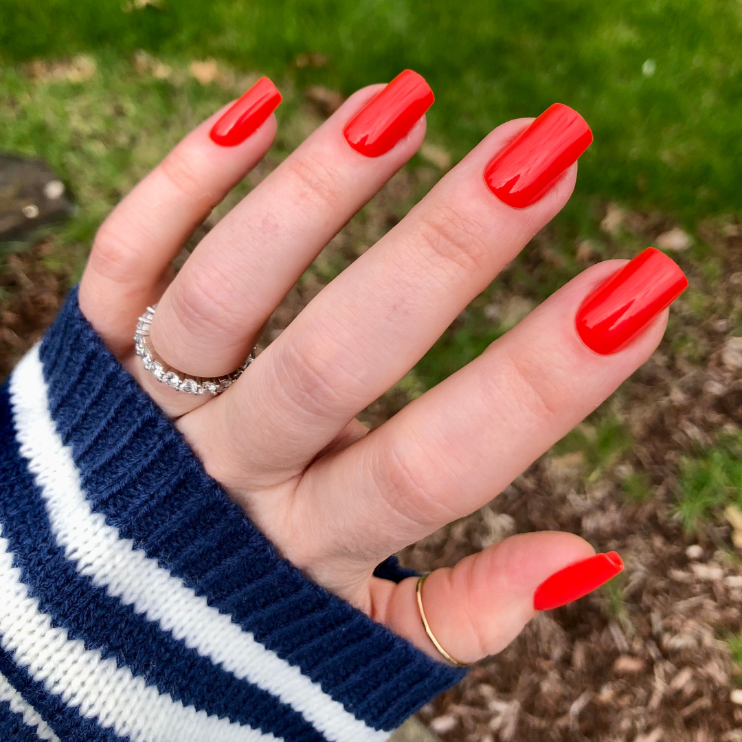 Lava - Press-On | Medium | Square、mySite、solidvoid