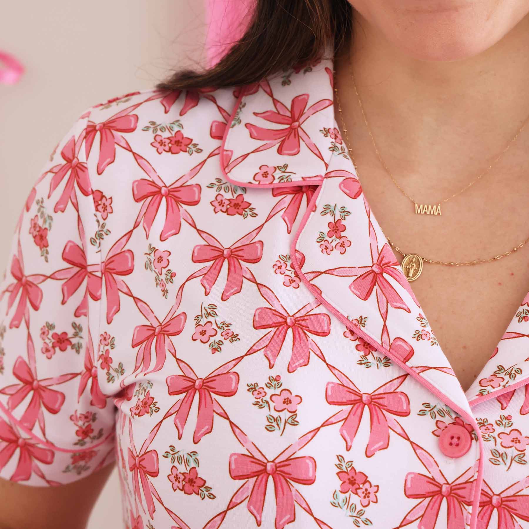  Women's Two Piece Short Lounge Set | Bow Besties、mySite、layawaytickets