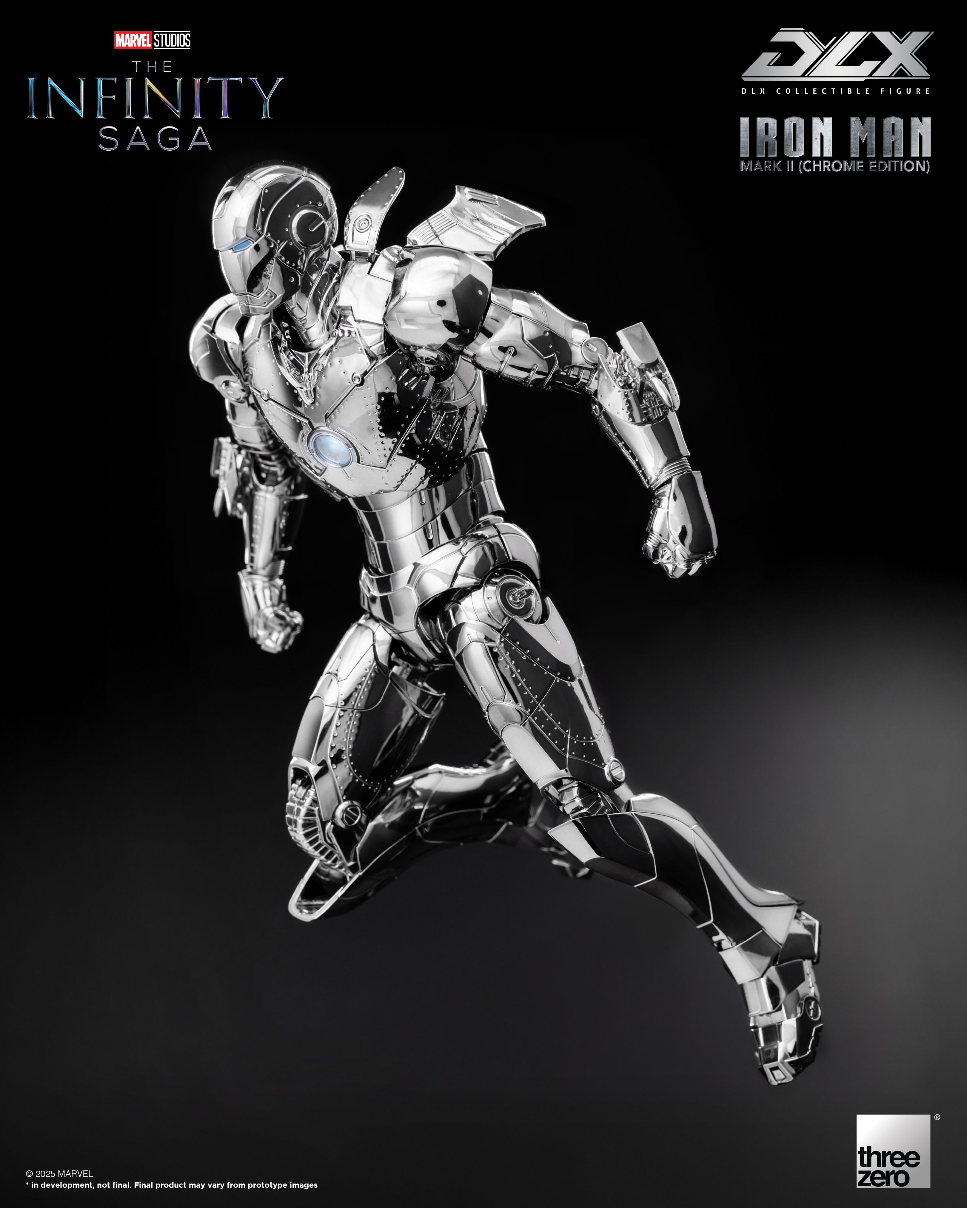 Threezero Marvel Studios: The Infinity Saga DLX Iron Man Mark 2 (Chrome Edition)、mySite、hgirdovlk