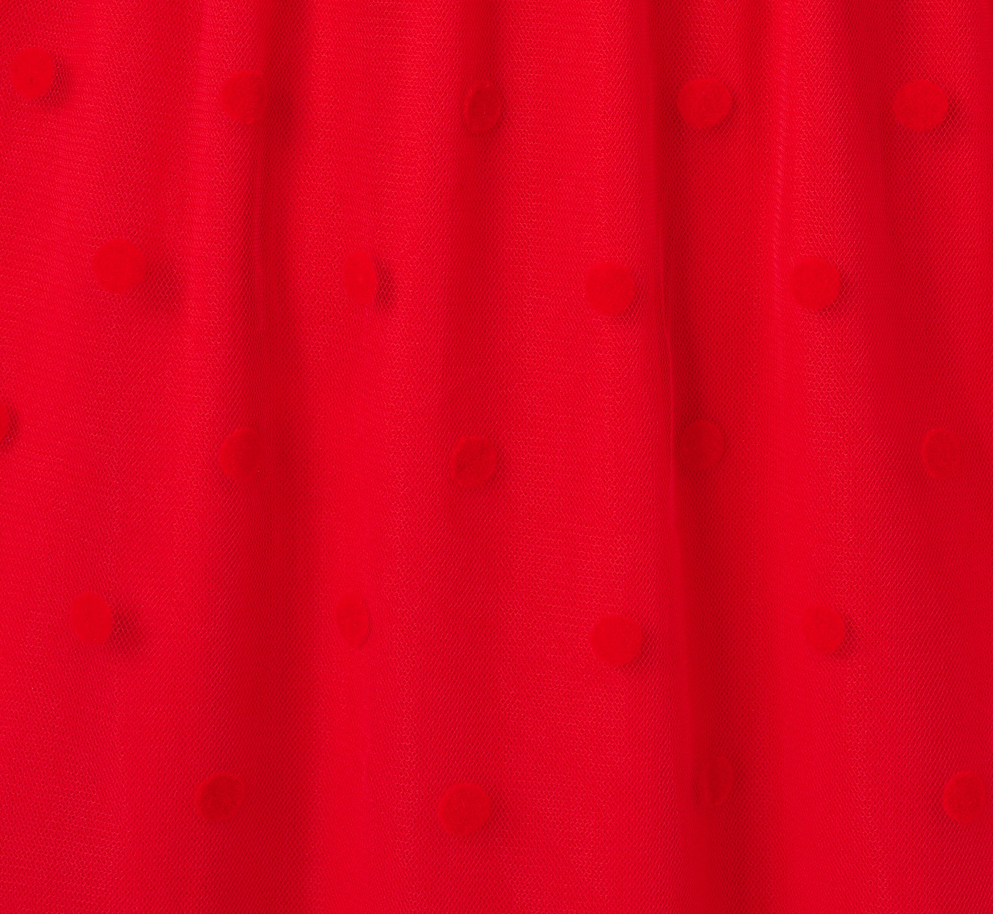 Dot Tulle Ruffle Dress In Red、mySite、solidvoid