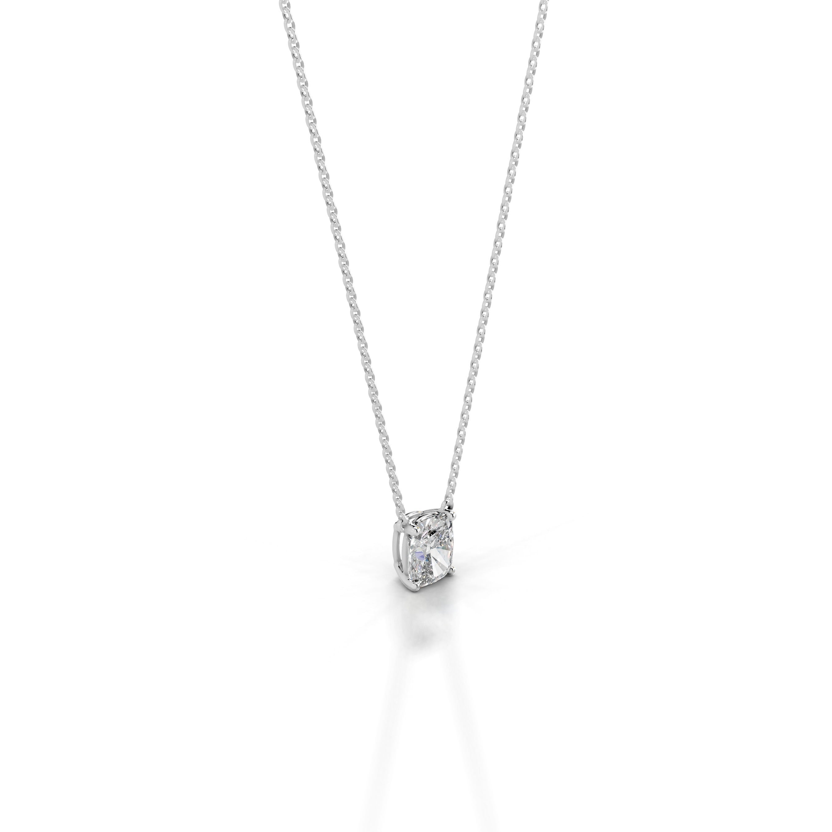 Mary Lab Grown Diamond Pendant - 18K White Gold、mySite、hinf8tx79