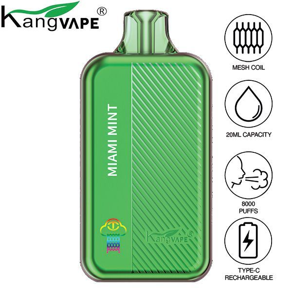 Kangvape TC8000 Disposable Vape 20mL 5 Pack、mySite、zt4zffjzw
