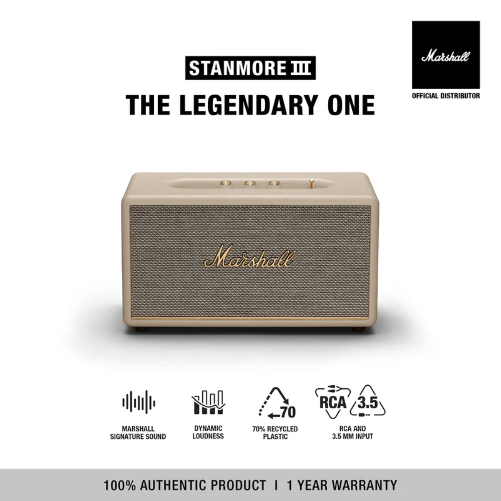 Marshall Stanmore III Wireless Bluetooth Indoor Speaker、mySite、fannypackpong