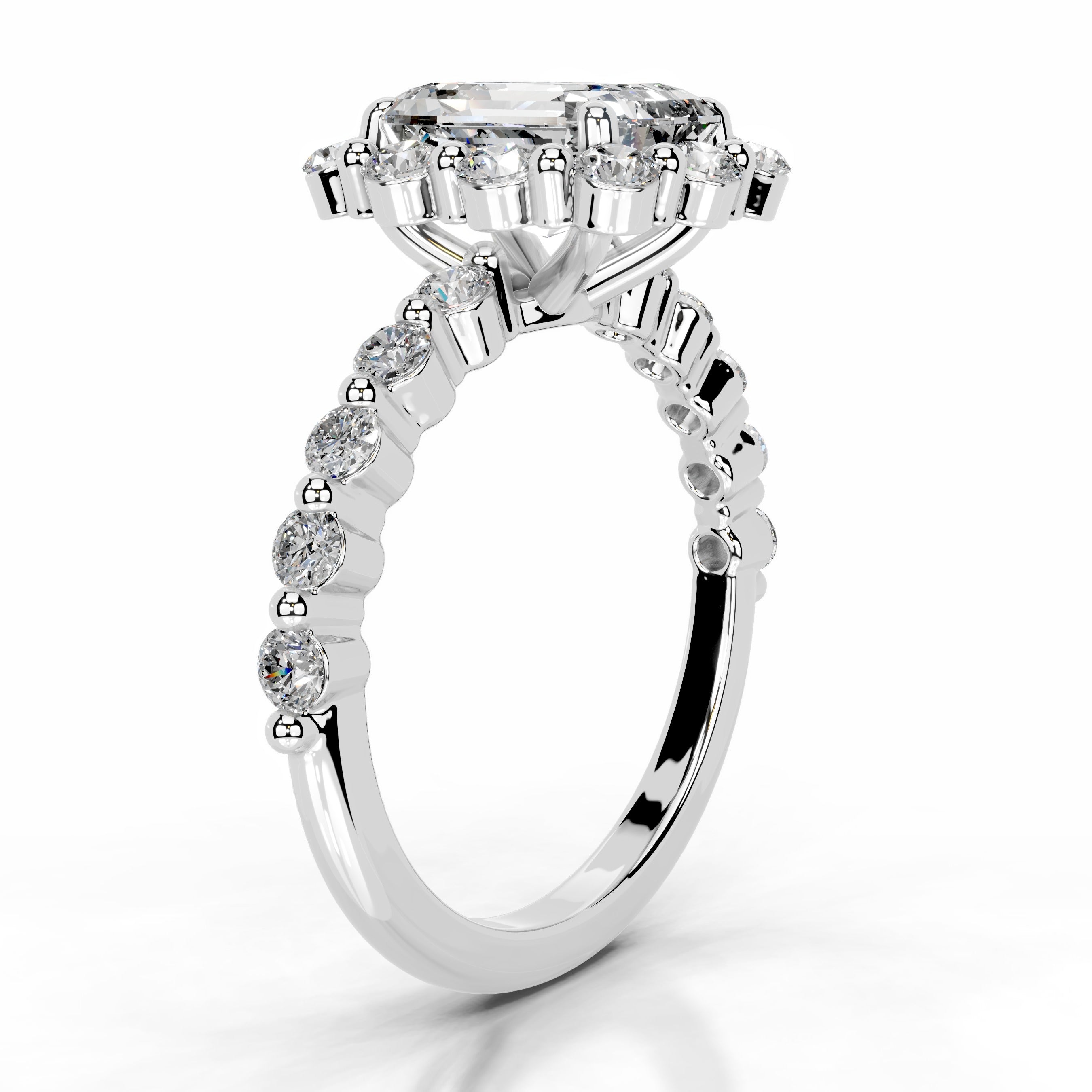 Nels Diamond Engagement Ring - 14 White Gold、mySite、hinf8tx79
