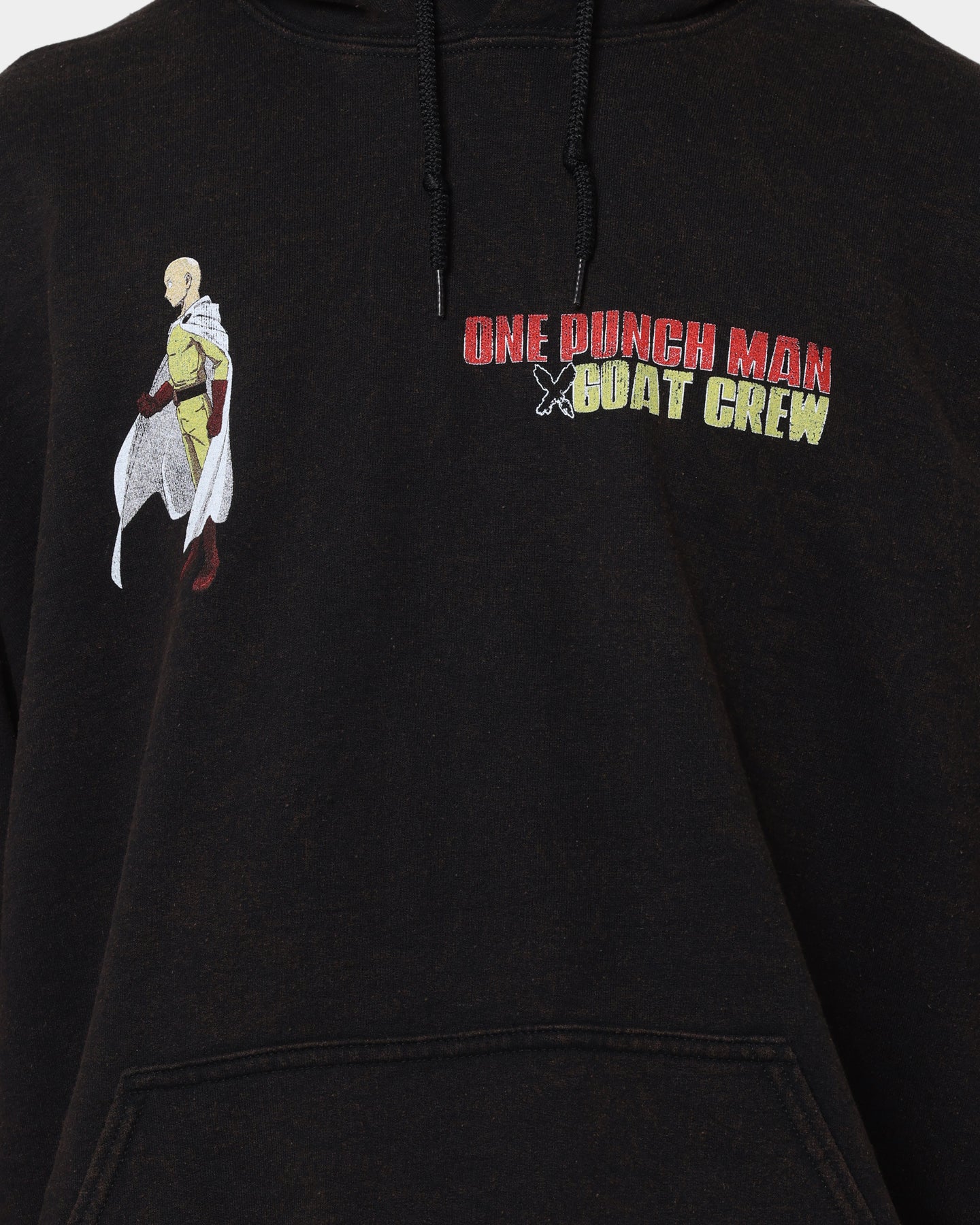 Goat Crew X One Punch Man One Punch Man Vintage Hoodie Black Wash、mySite、zt4zffjzw
