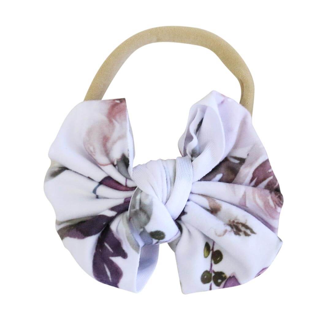  Demi Floral Knit Bow Headband、mySite、layawaytickets