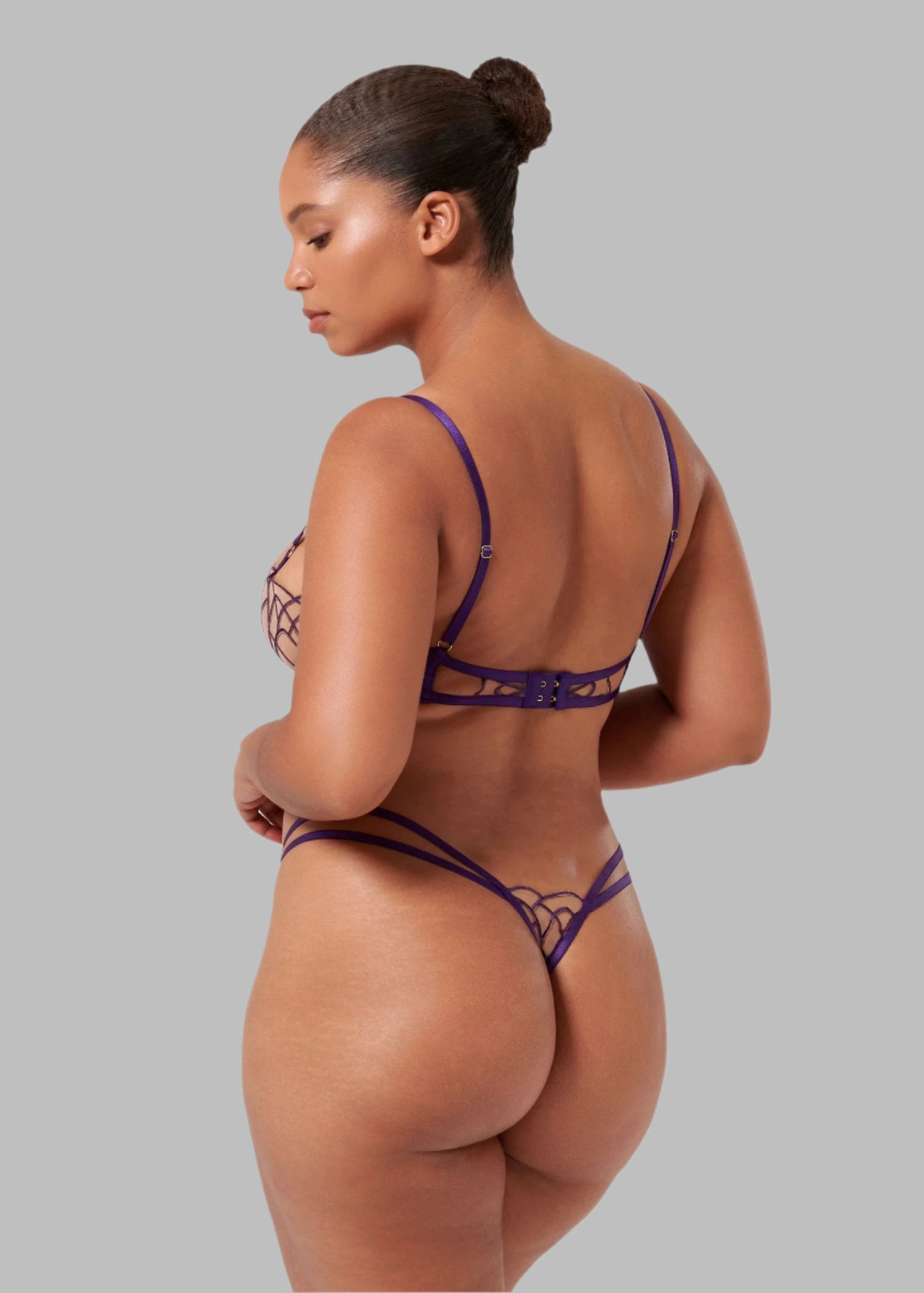  Beatrix Thong (Acai Purple/Sheer)、mySite、justintrudeaud