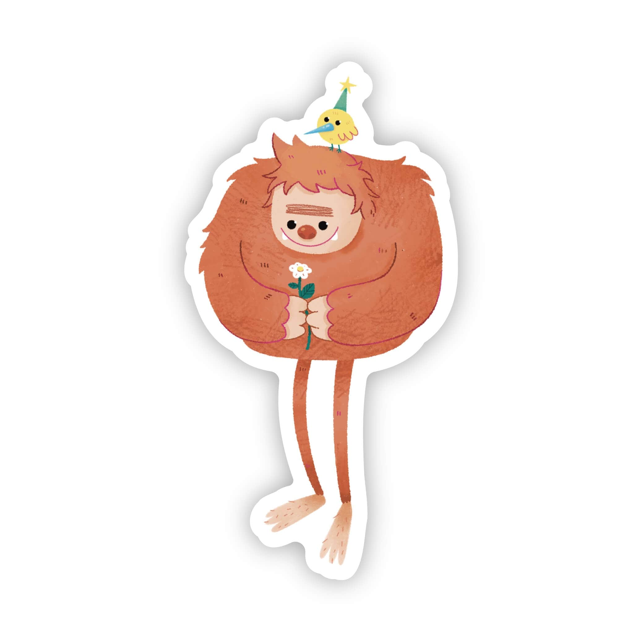  Bigfoot and Flower Sticker、mySite、ghnorth