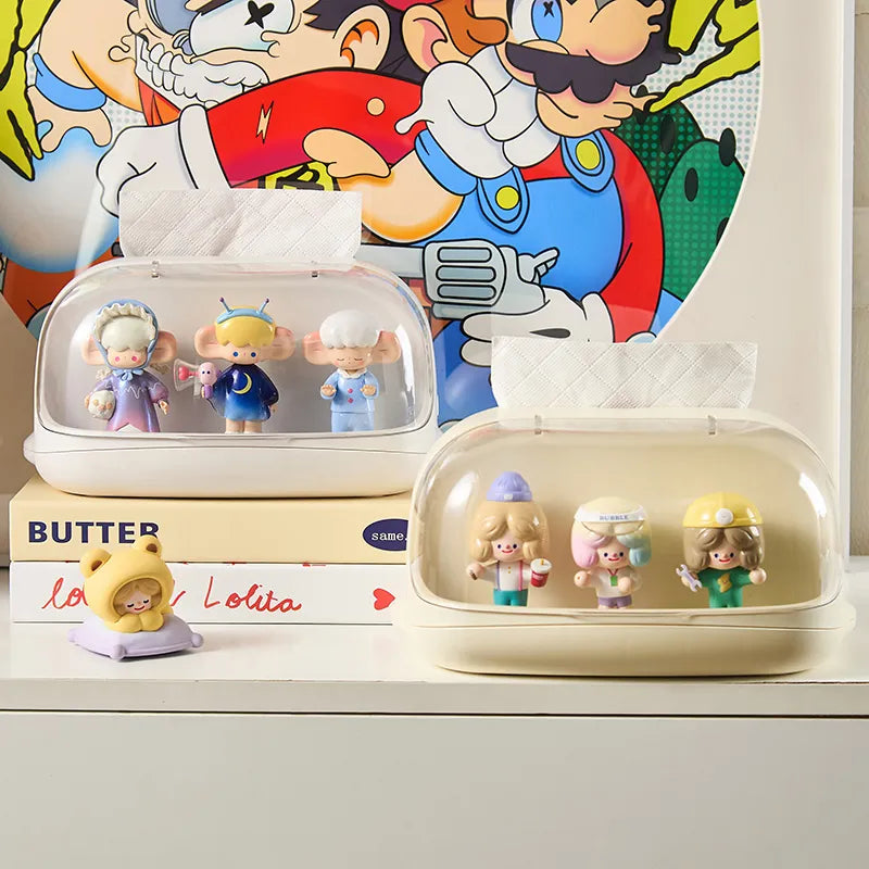  Tissue Box Cover with Figure Holders、mySite、greenlandpopulation