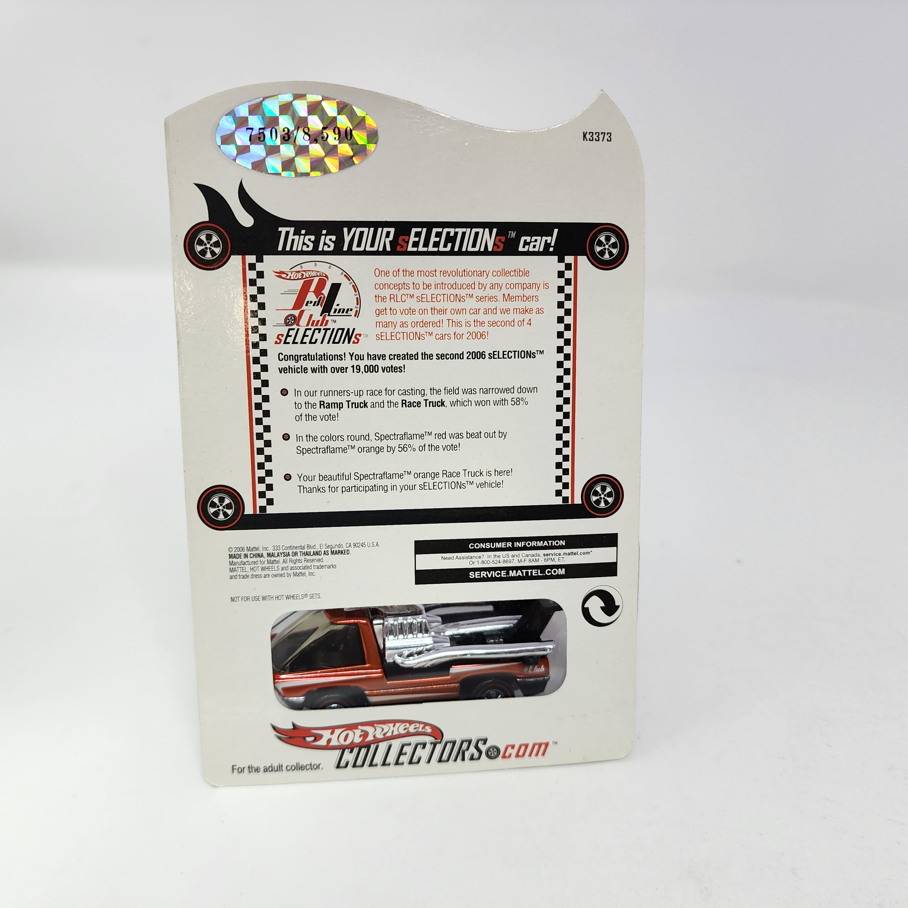 Race Truck * Hot Wheels Red Line Club RLC sELECTIONS、mySite、hgirdovlk