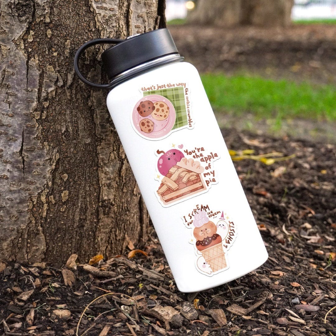  Sweet Life Food Pun Sticker 10 Pack、mySite、ghnorth