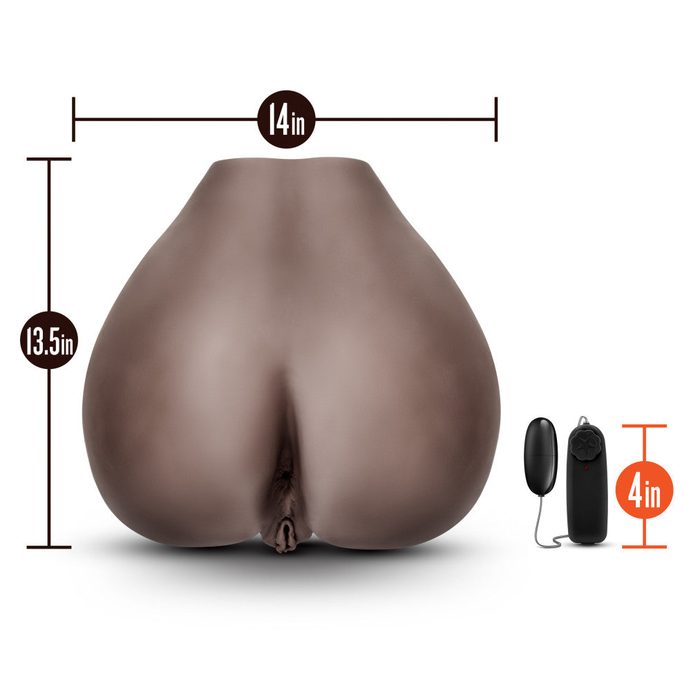 Hot Chocolate By Blush® | Sweet Rose Realistic Chocolate Vibrating Body Part Butt Masturbator、mySite、bottomscart