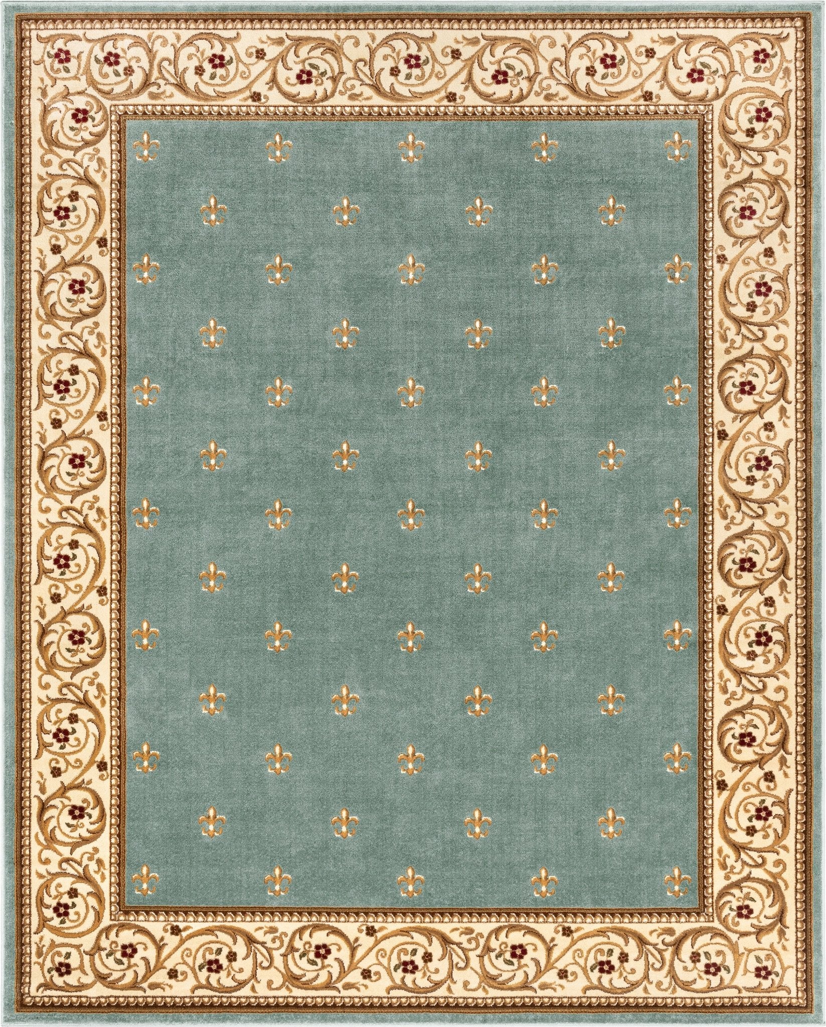 Fleur de Lis Elegance Easy to Clean Rug、mySite、gigharbornorthrealestate