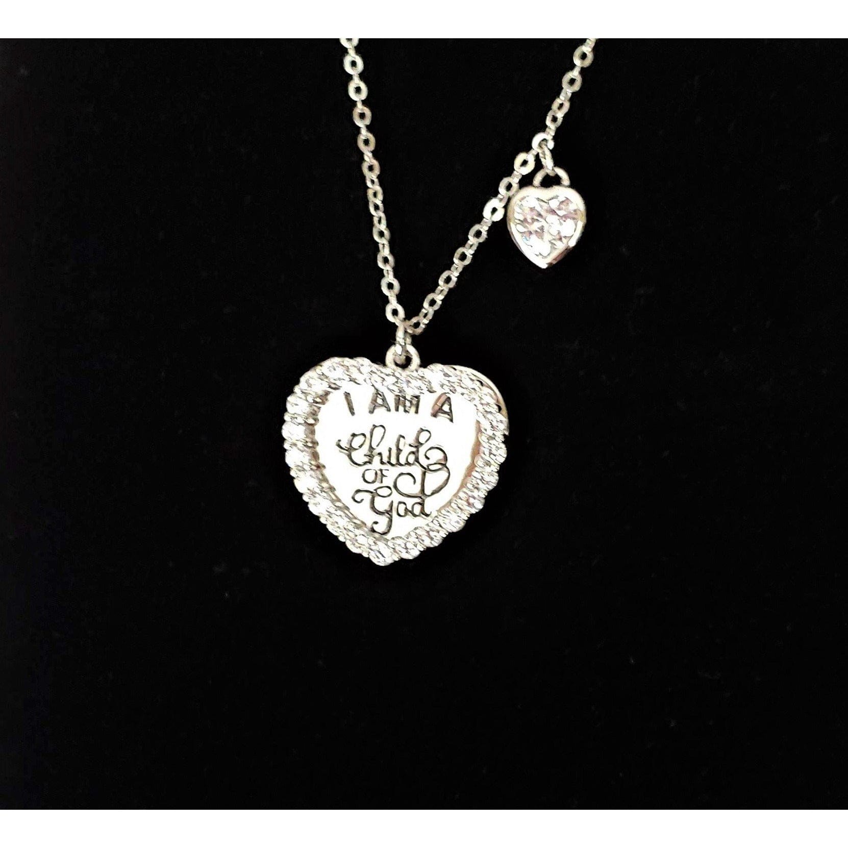 I AM A CHILD OF GOD Sterling Silver Inspirational Necklace! Only $59.95!、mySite、g9winljtr