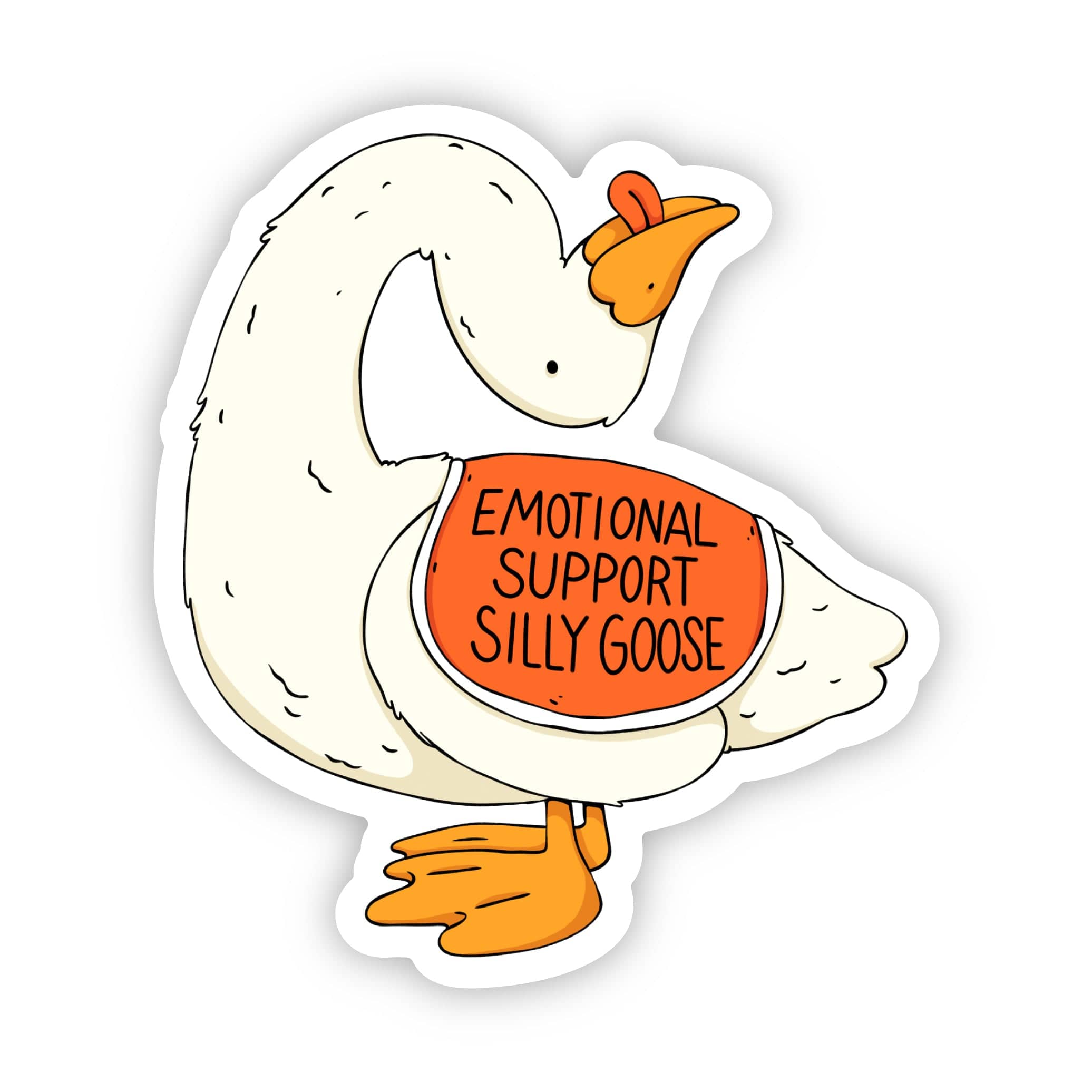  Emotional Support Silly Goose Sticker、mySite、ghnorth