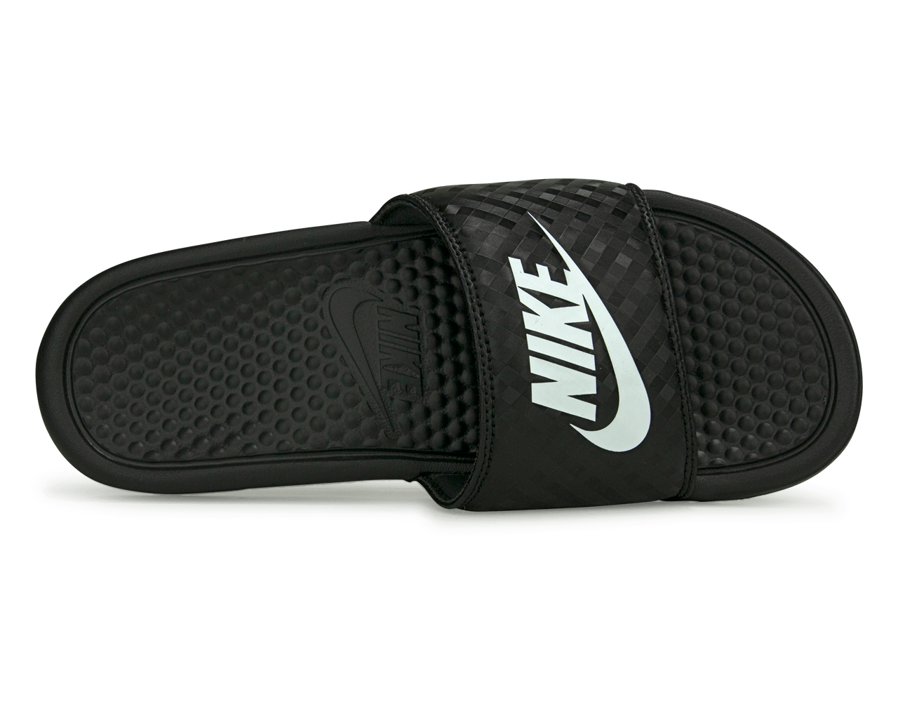 Nike Women's Benassi JDI Sandal Black/White、mySite、bottomscart