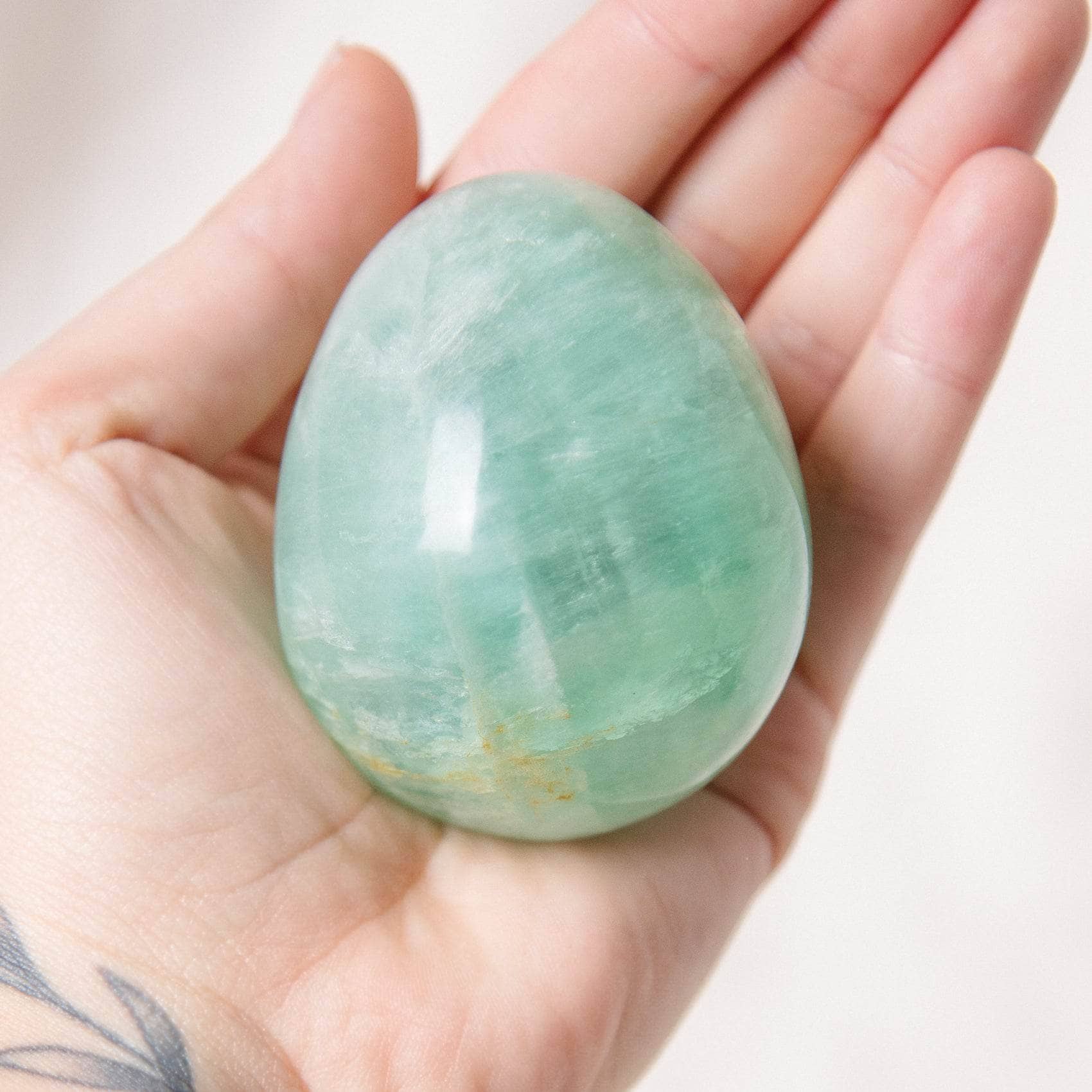 Green Rainbow Fluorite Eggs - AAA Premium Quality、mySite、hinf8tx79