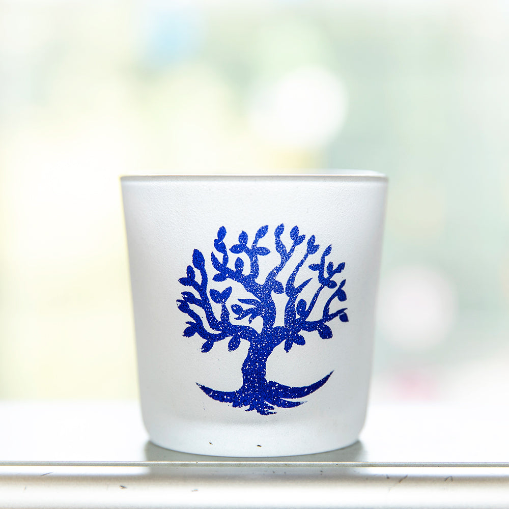 Frosted Glass Votive Candle Holder、mySite、topwebapps